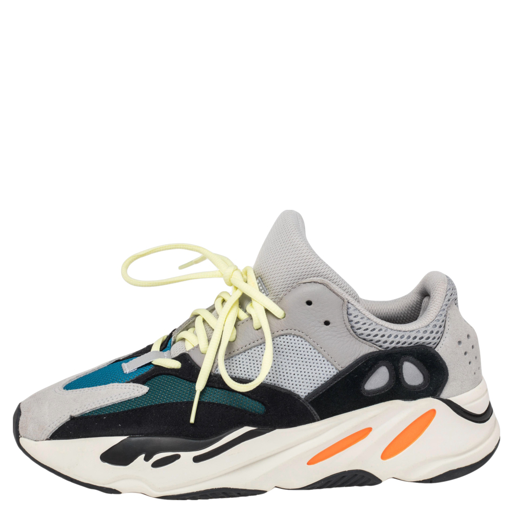 

Yeezy x adidas Multicolor Mesh And Suede Boost 700 Wave Runner Sneakers