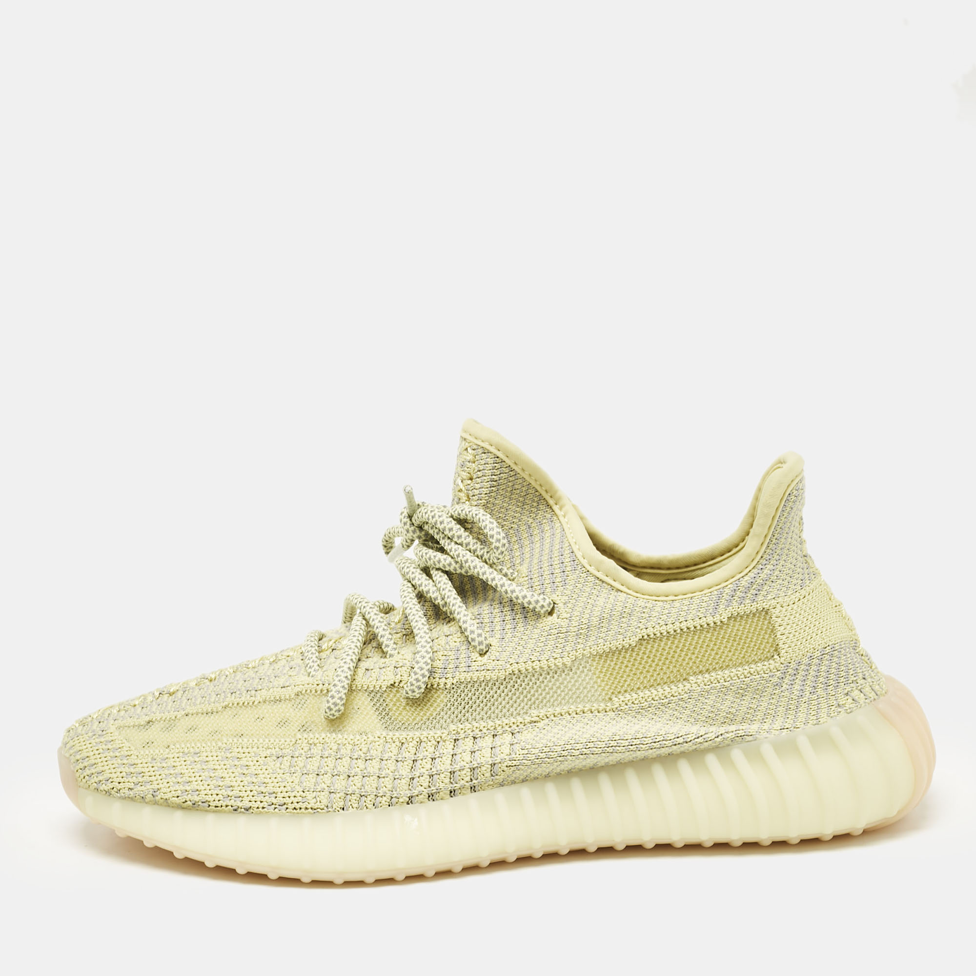 

Yeezy x Adidas Yellow Knit Fabric Boost 350 V2 Antlia (Non-Reflective) Sneakers Size 42 2/3