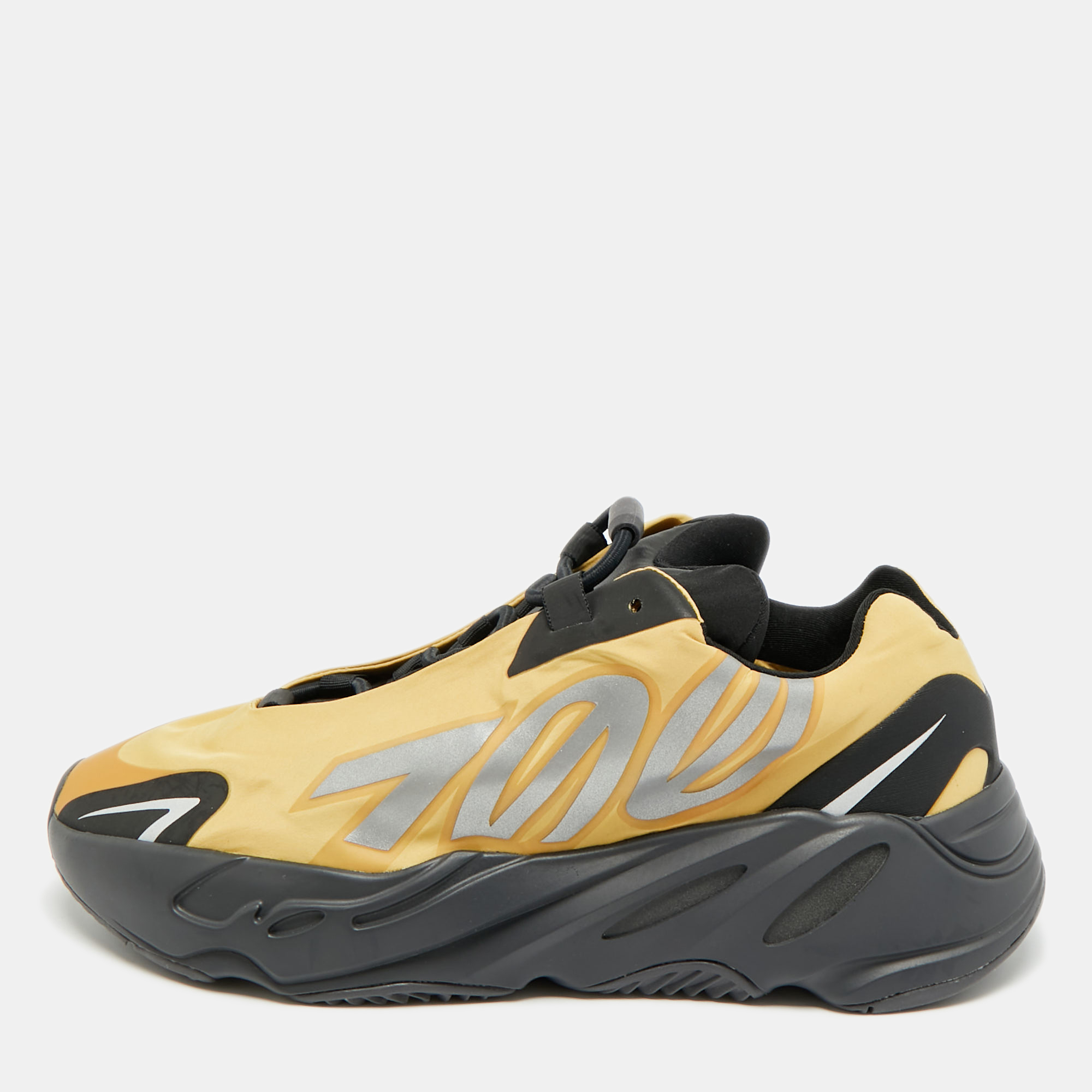 

Yeezy x Adidas Boost 700 MNVN Size  Honey Flux Nylon Low Top Sneakers, Black