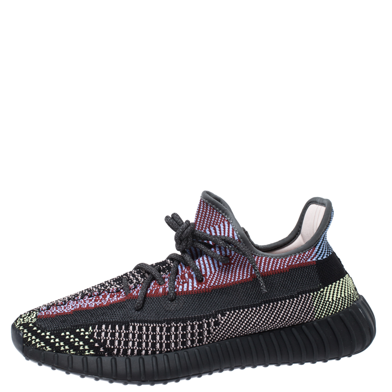 

Yeezy x Adidas Multicolor Knit Fabric Boost 350 V2 Sneakers Size