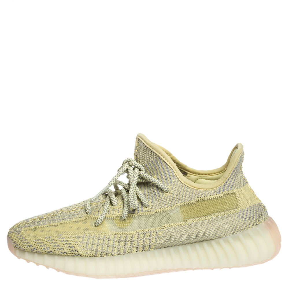 

Yeezy x Adidas Antlia Cotton Knit Boost 350 V2 Static Sneakers Size, Yellow