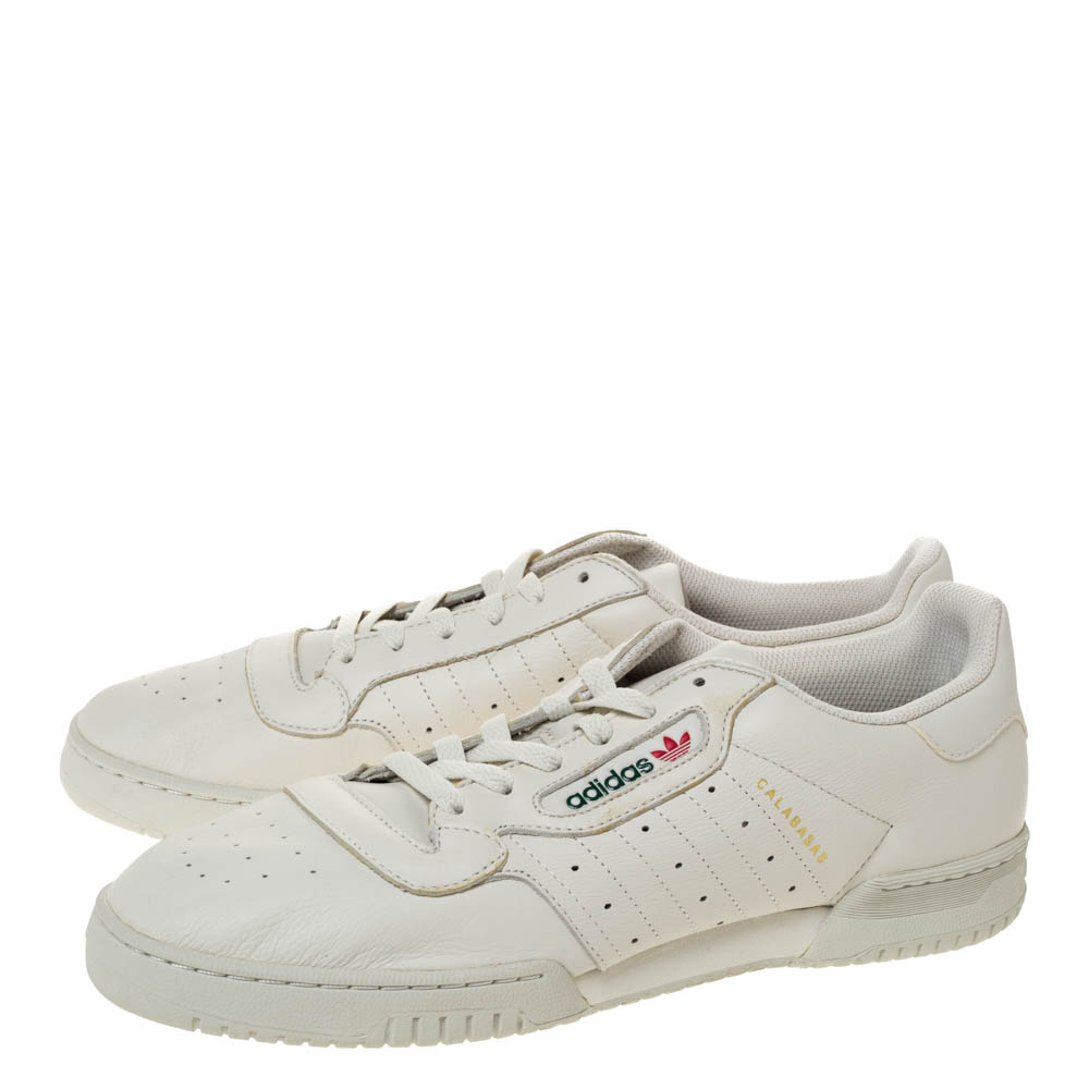 Yeezy calabasas hot sale white sneakers