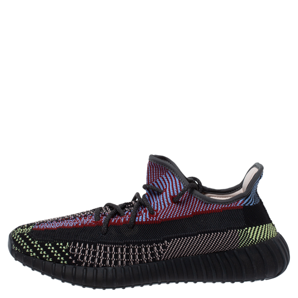 

Yeezy x Adidas Multicolor Yecheil Cotton Knit Boost 350 V2 Sneakers Size
