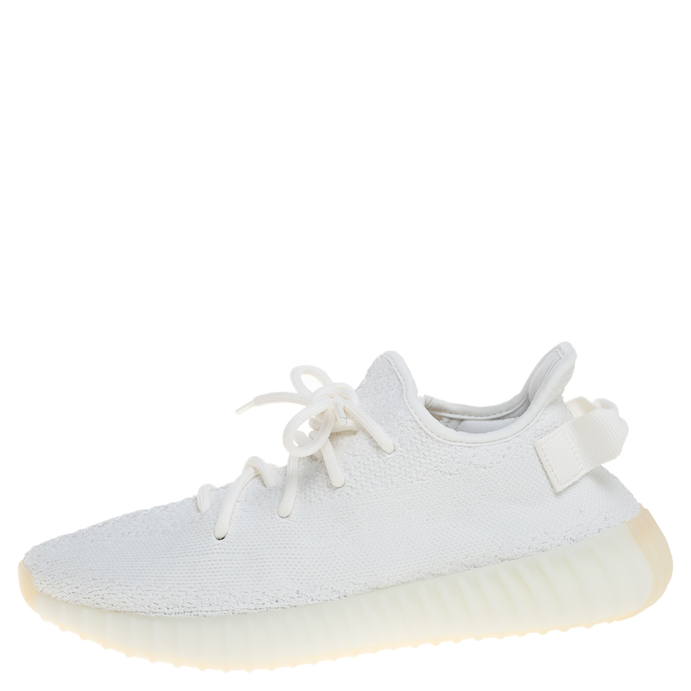 

Yeezy x Adidas Boost 350 V2 Cream/Triple White Sneakers Size