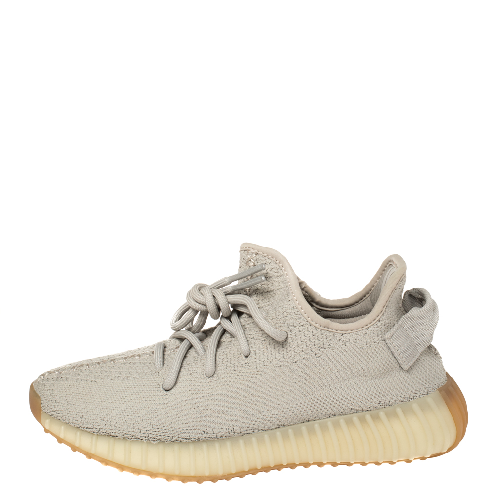

Yeezy x Adidas Green Sesame Cotton Knit Boost 350 V2 Sneakers Size