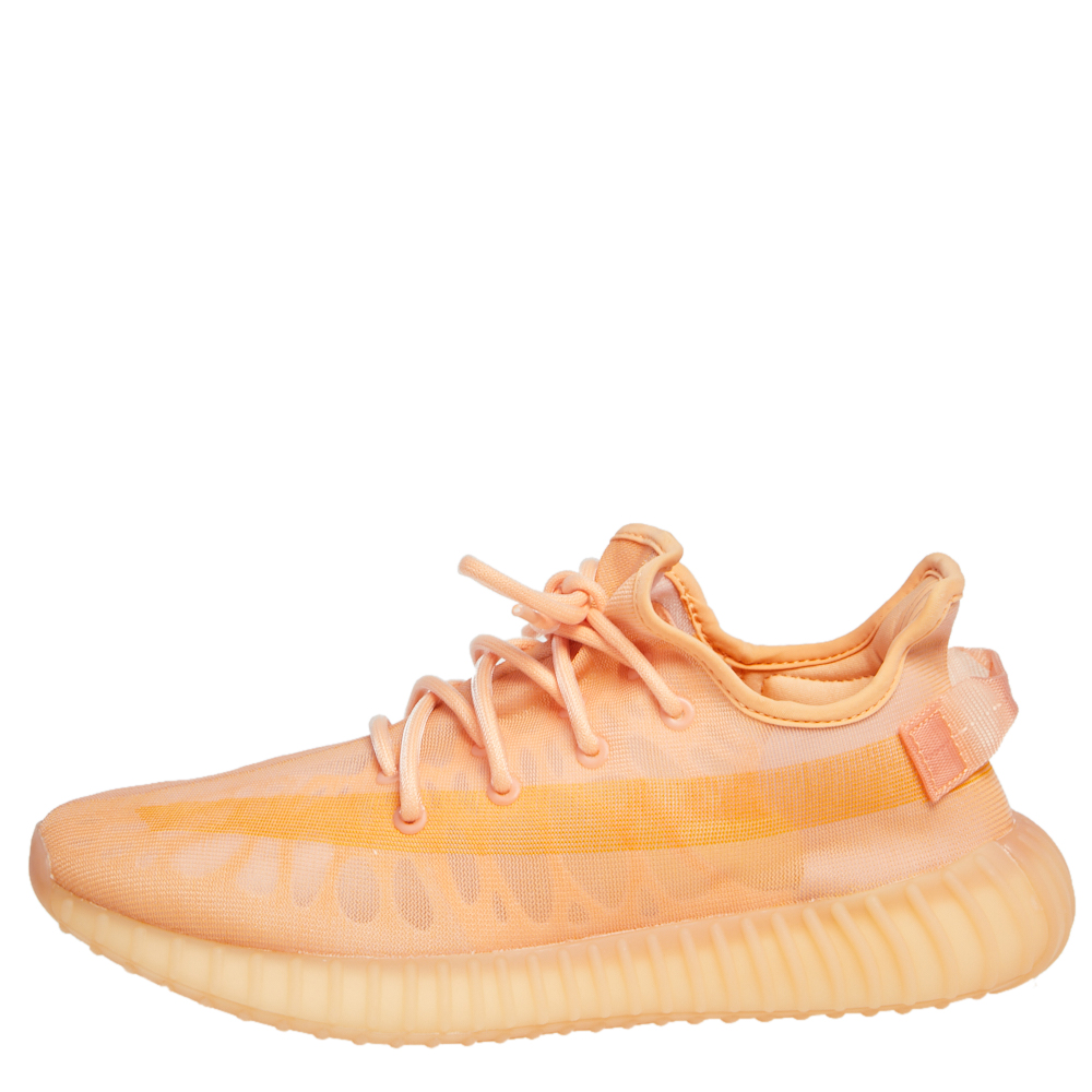 

Yeezy x Adidas Orange Mesh 350 V2 Mono Clay Sneakers Size