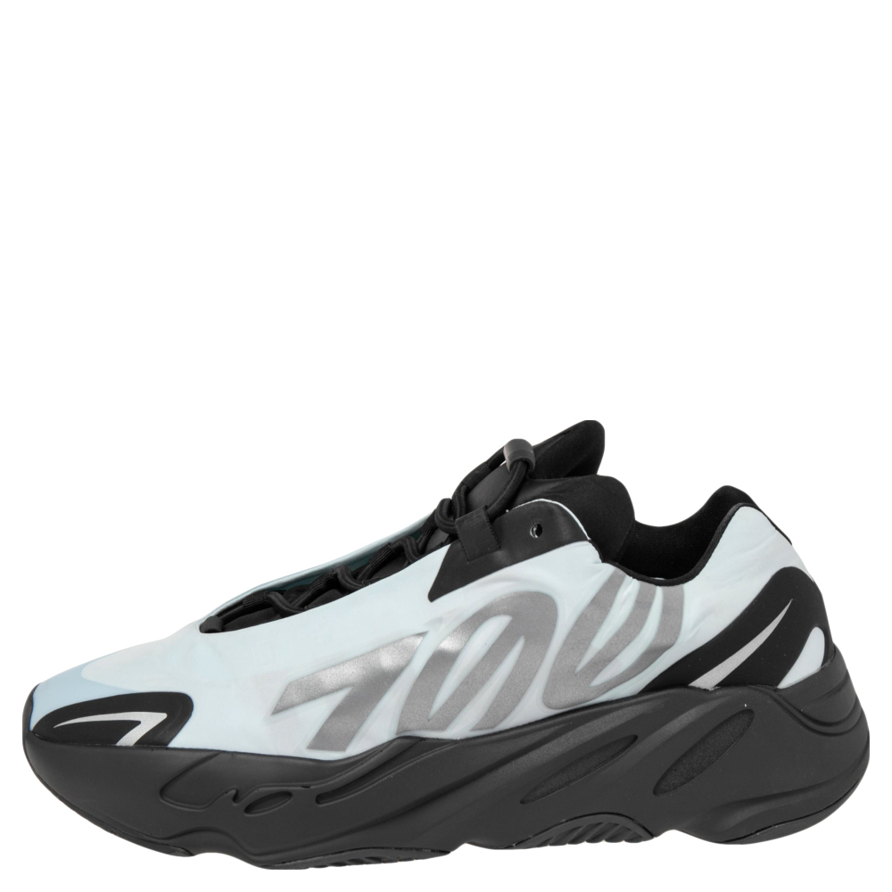 

Yeezy x Adidas Blue Nylon Boost 700 MNVN Blue Tint Sneakers Size  1/3
