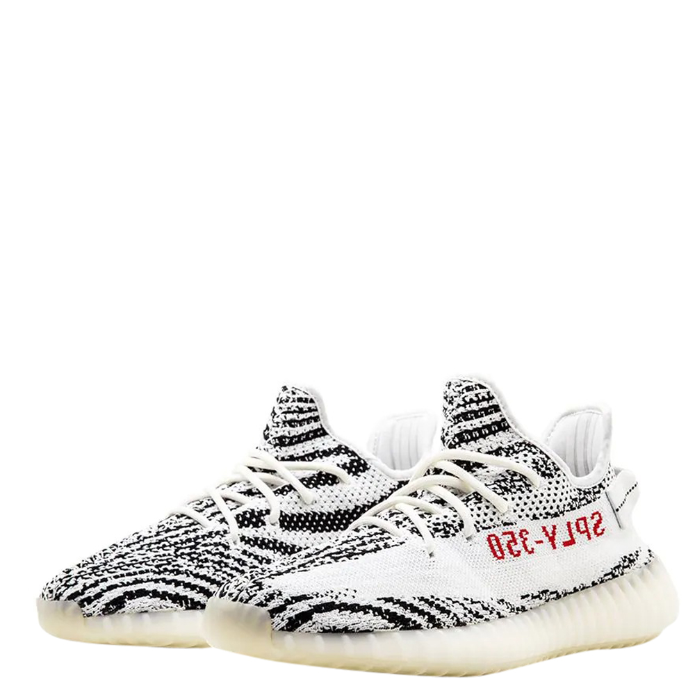 

Yeezy x Adidas 350 Zebra Sneakers Size US 5 (EU 37 1/3), Multicolor