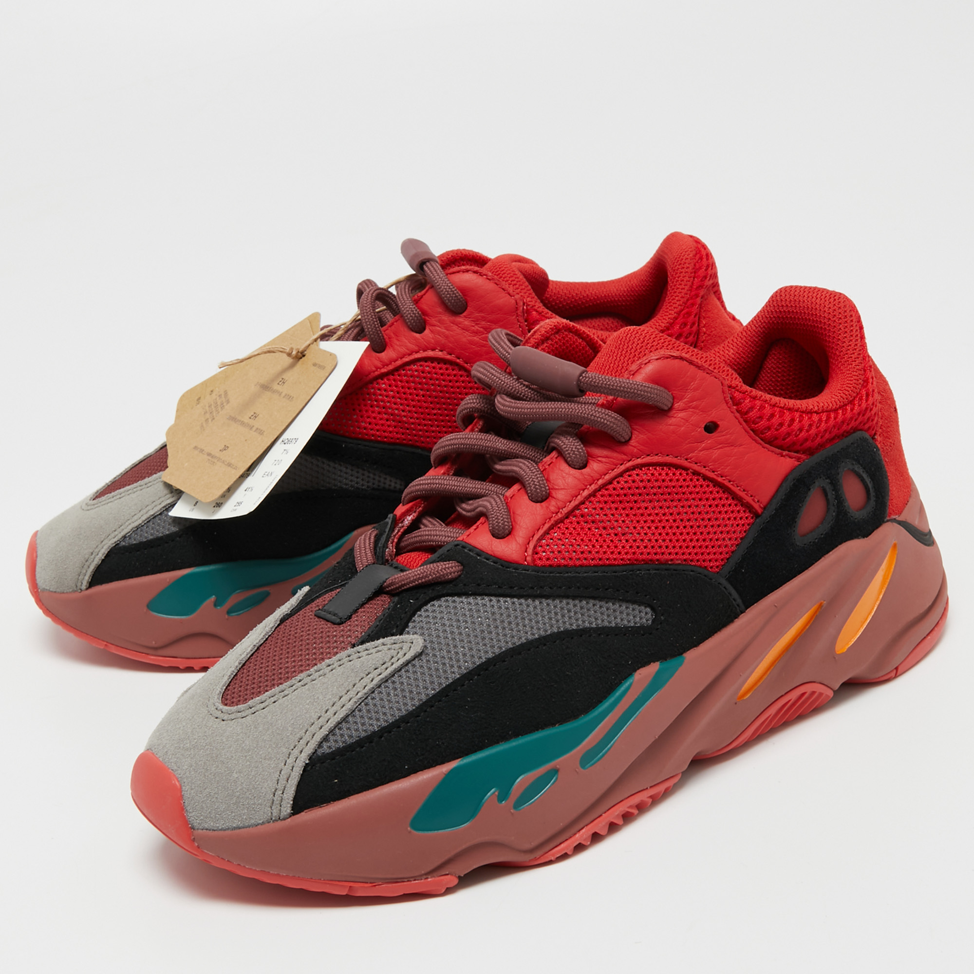 

Yeezy x Adidas Multicolor Suede And Mesh Boost 700 Sneakers Size 41 1/3