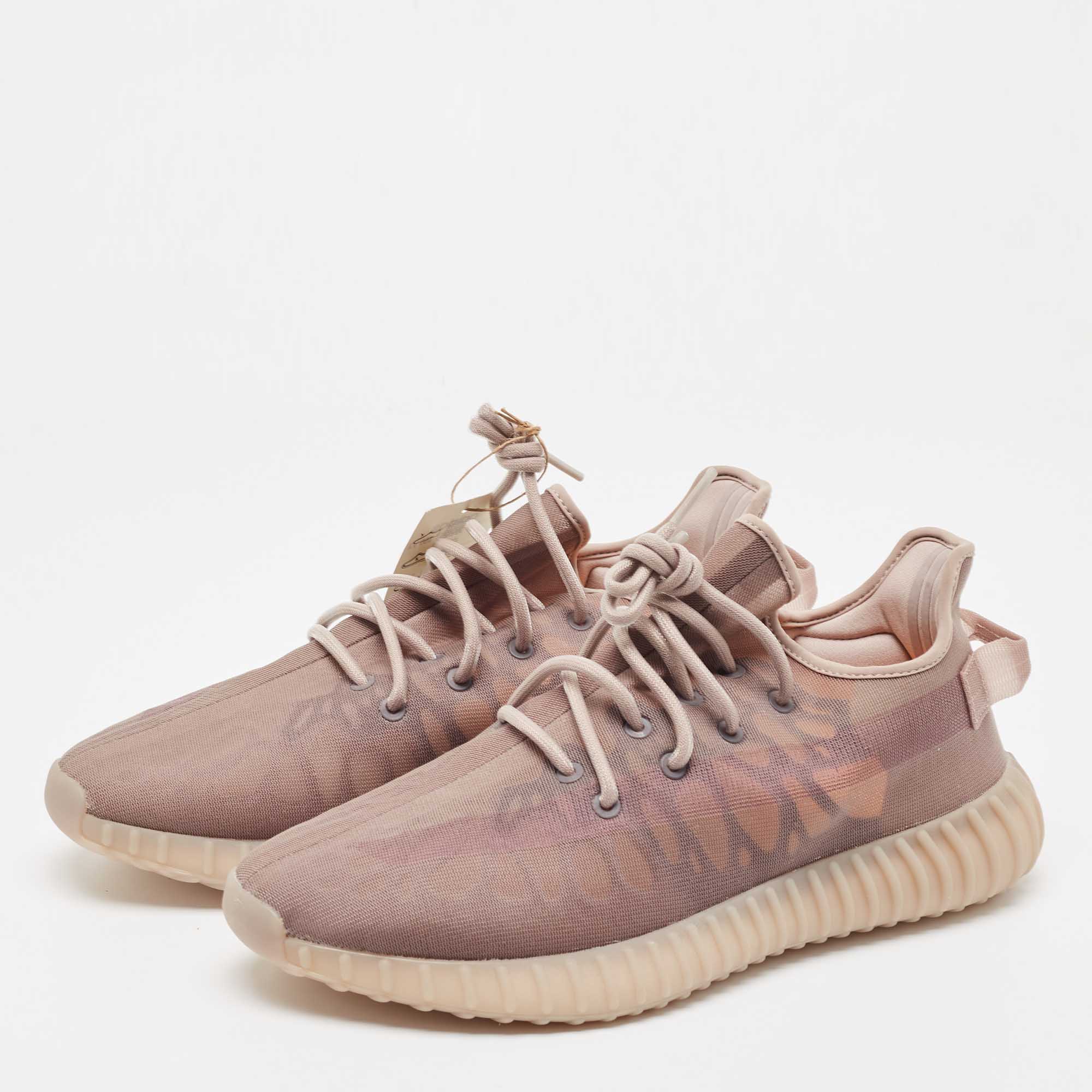 Yeezy x Adidas Light Purple Mesh 350 V2 Mono Mist Sneakers Size 47