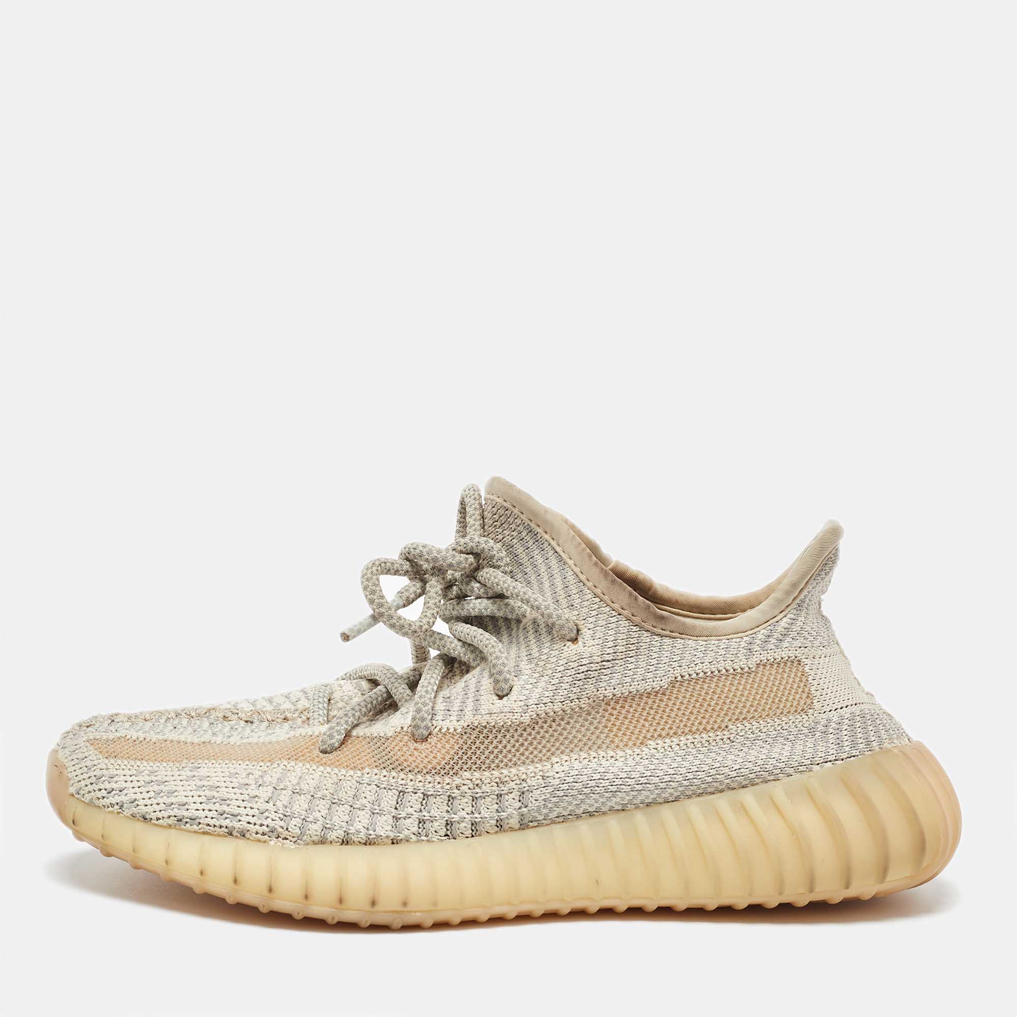 

Yeezy x Adidas Grey Knit Fabric Boost 350 V2 Lundmark (Non Reflective) Sneakers Size 36