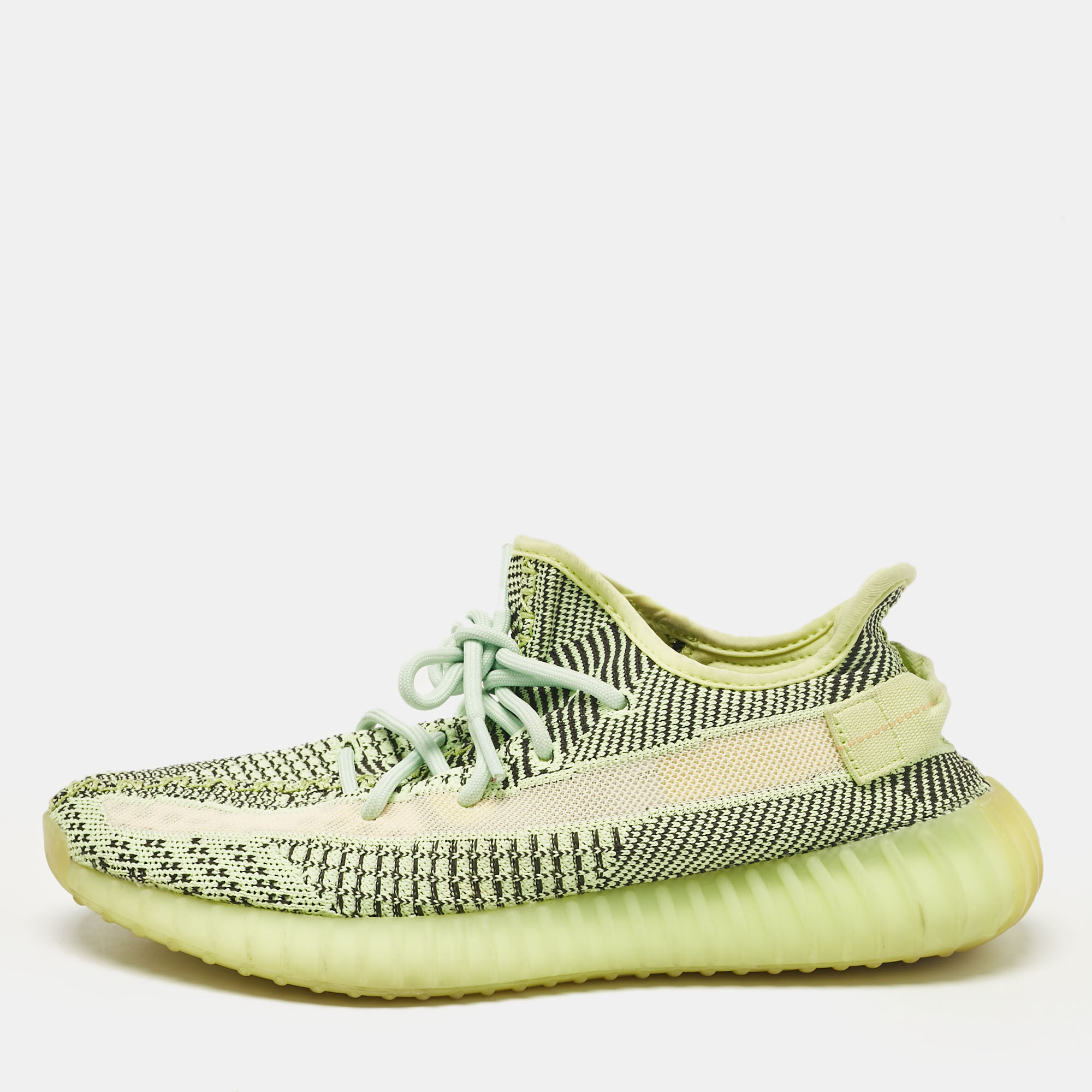 

Yeezy x Adidas Green Knit Fabric Boost 350 V2 Yeezreel (Non-Reflective) Sneakers Size 43 1/3