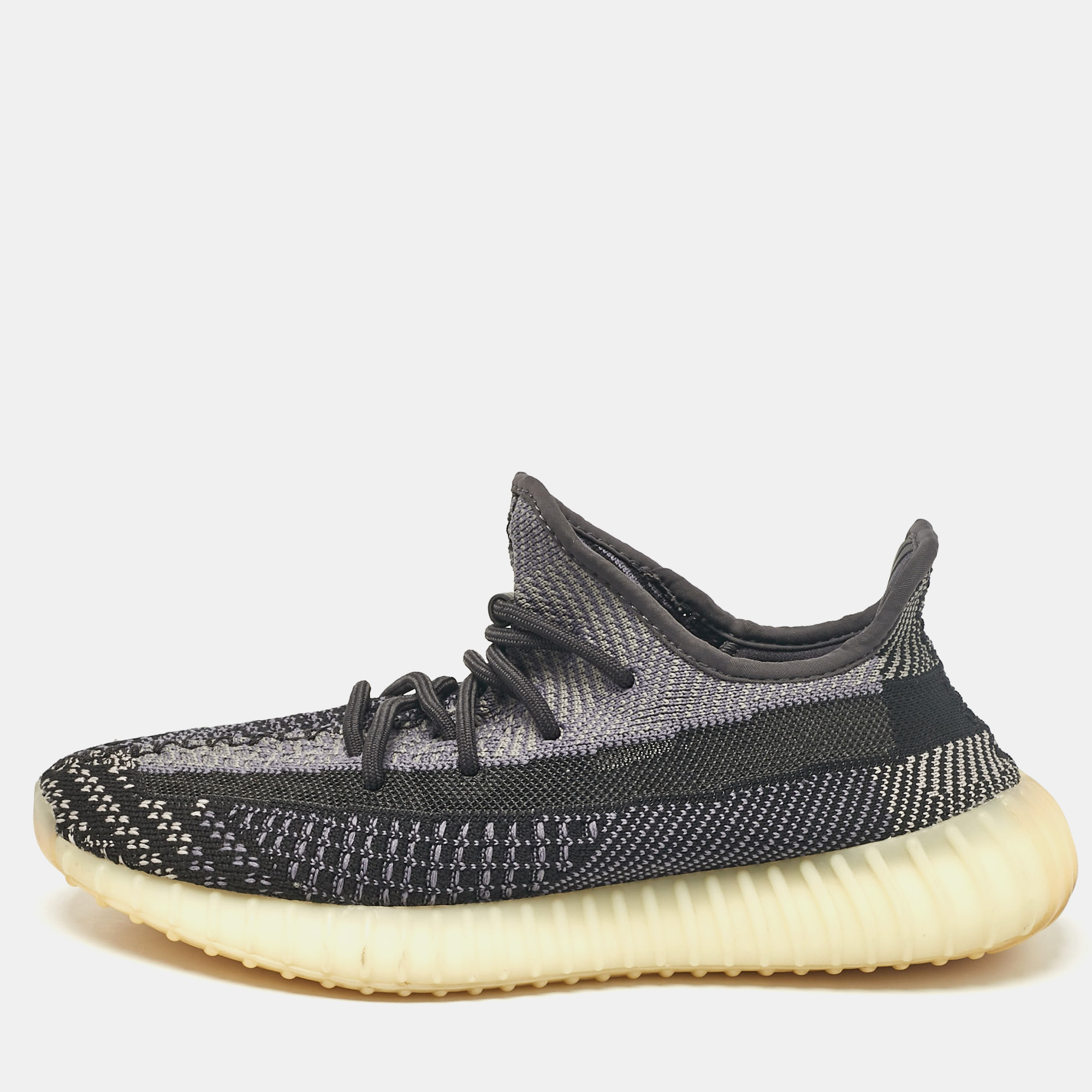 Yeezy x Adidas Black Grey Knit Fabric Boost 350 V2 Carbon Sneakers Men price in Dubai UAE Compare Prices