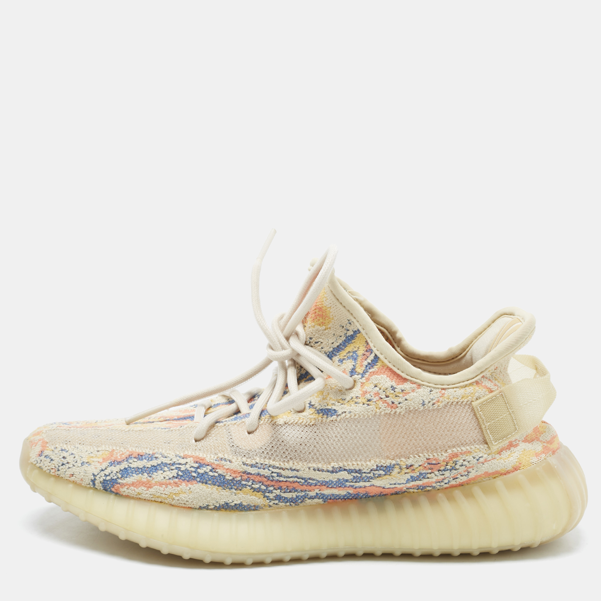 

Yeezy x Adidas Multicolor Knit Fabric Boost 350 V2 MX Oat Sneakers Size 41 1/3