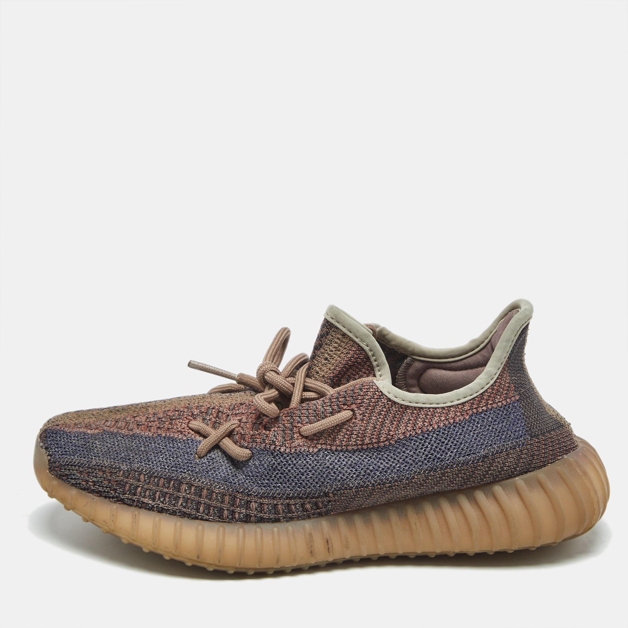 Pre-owned Yeezy X Adidas Multicolor Knit Fabric Boost 350 V2 Fade Sneakers Size 40