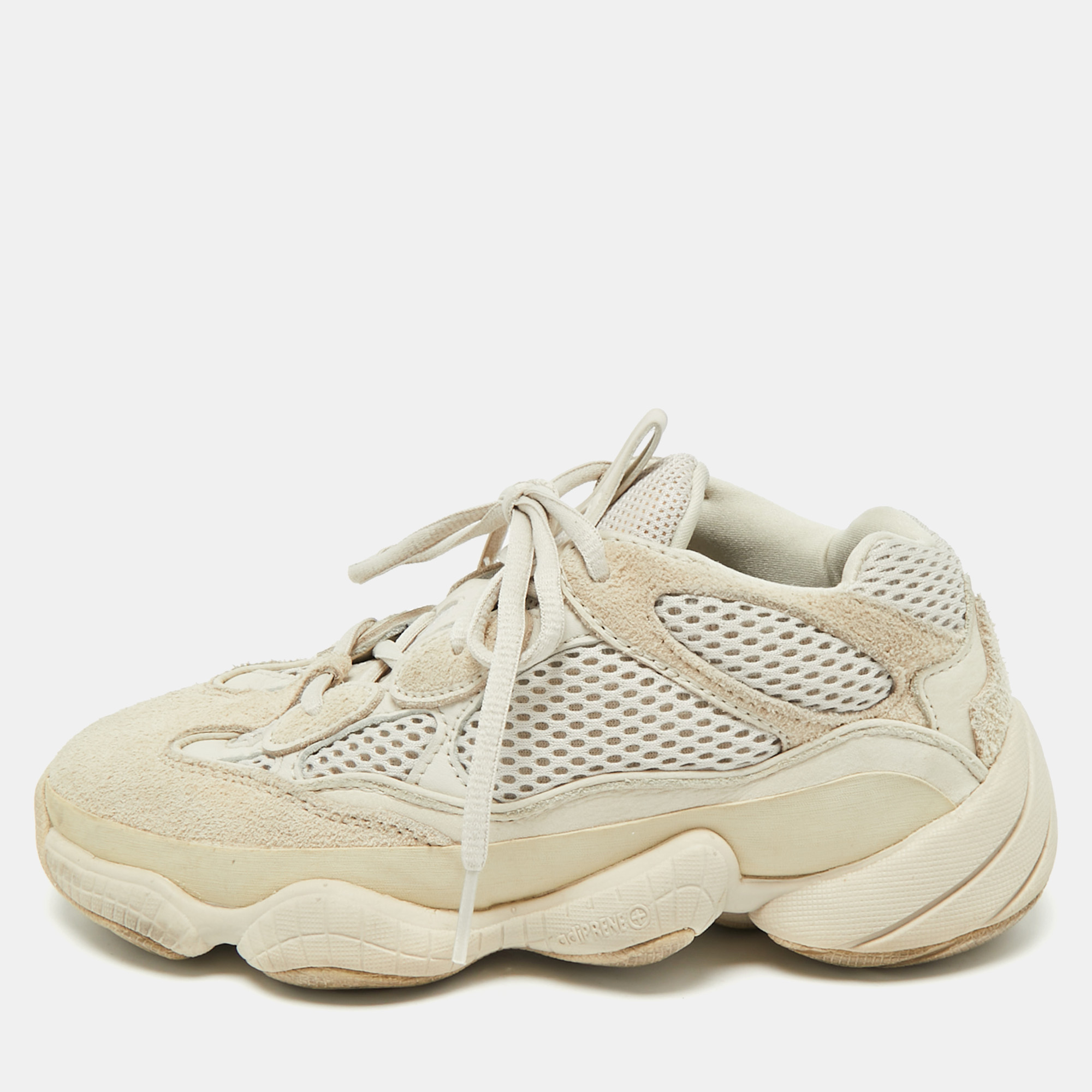 

Yeezy x Adidas Cream Suede and Mesh 500 Blush Sneakers Size 36 2/3