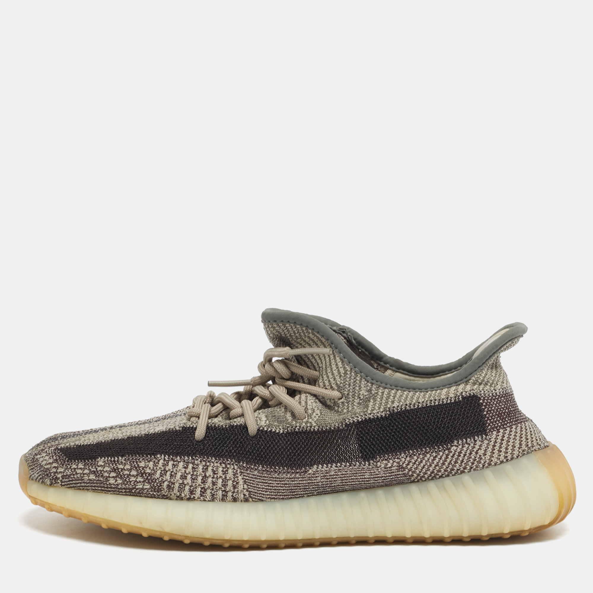 

Yeezy x Adidas Beige/Brown Knit Fabric Boost 350 V2 Zyon Sneakers Size 45 1/3