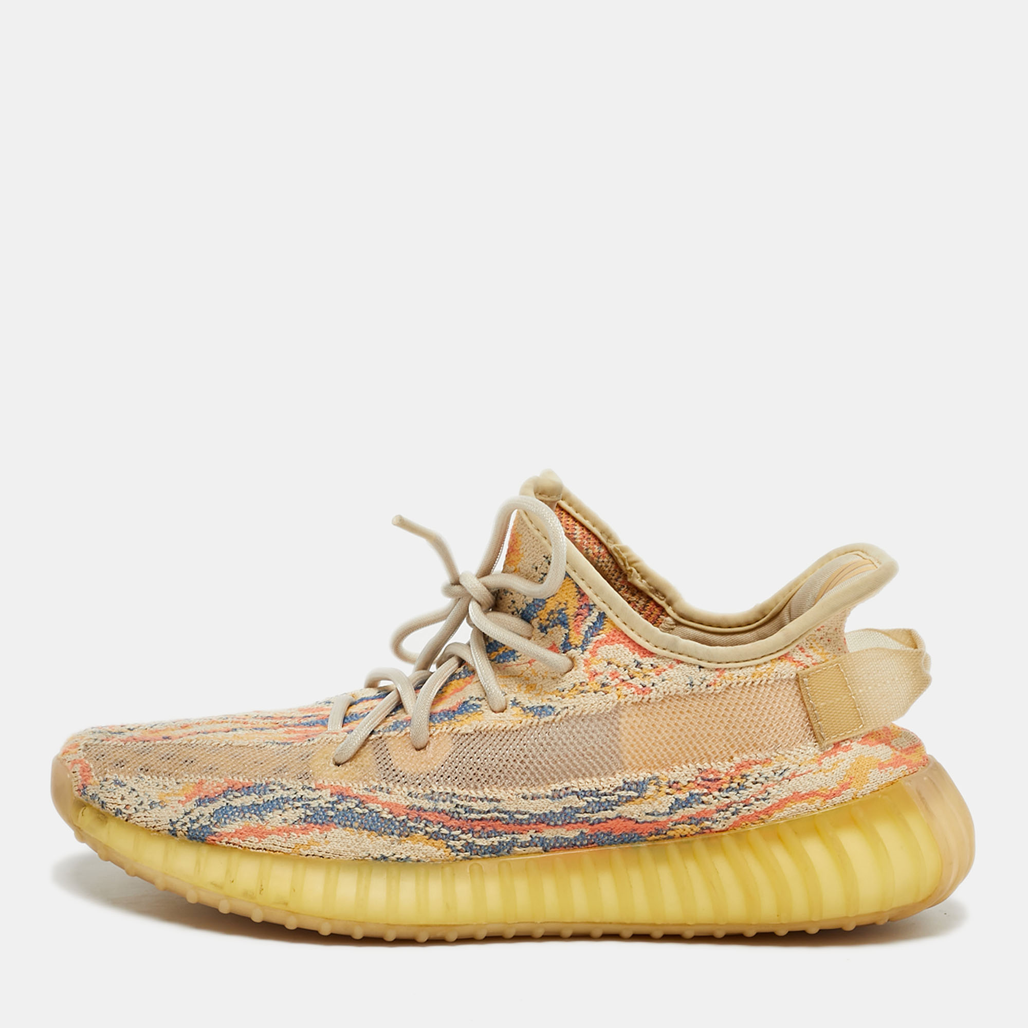 

Yeezy x Adidas Multicolor Knit Fabric Boost 350 V2 MX Oat Sneakers Size 41 1/3