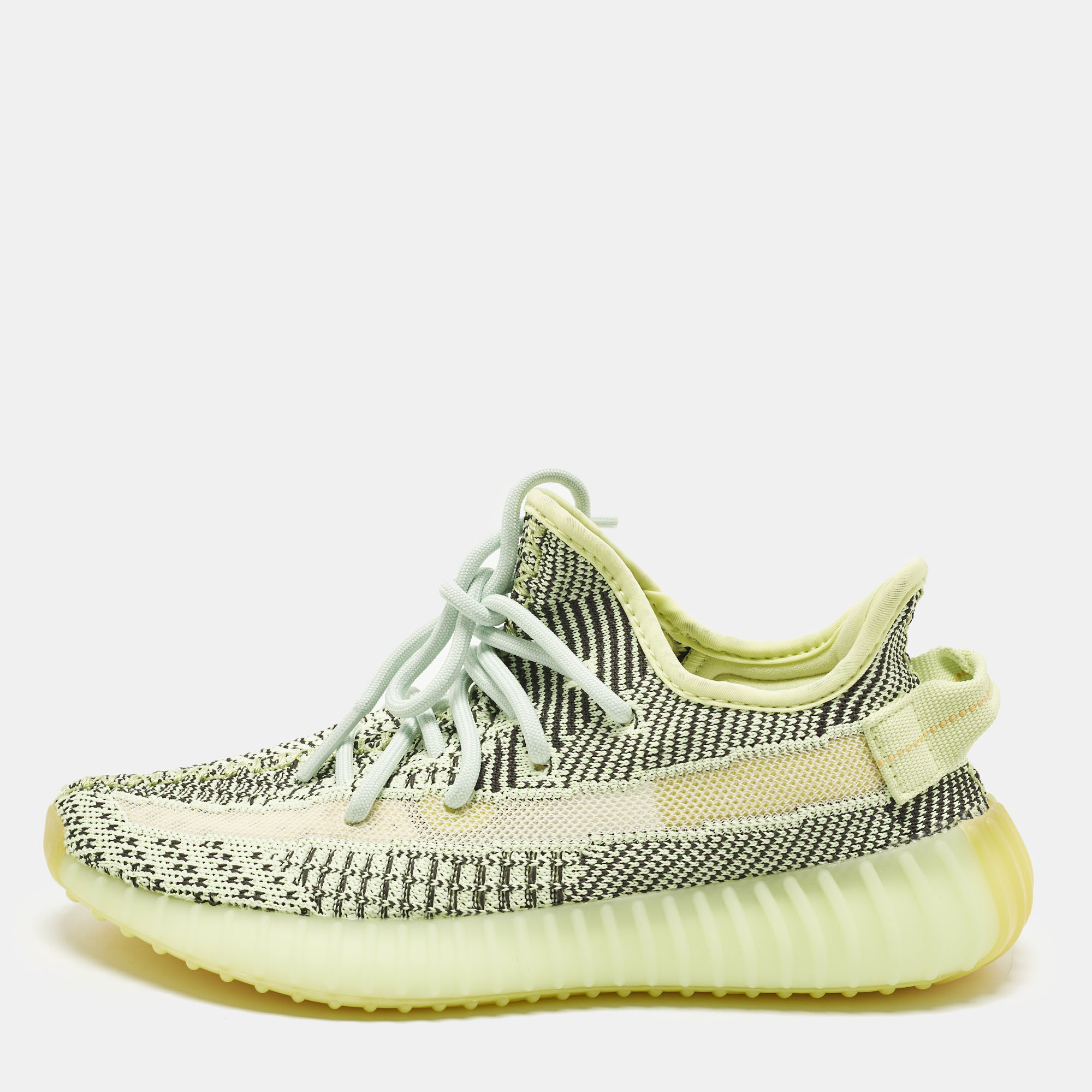 

Yeezy x Adidas Boost 350 V2 Yeezreel (Non Reflective) Size 37 1/3 Green Knit Fabric Sneakers