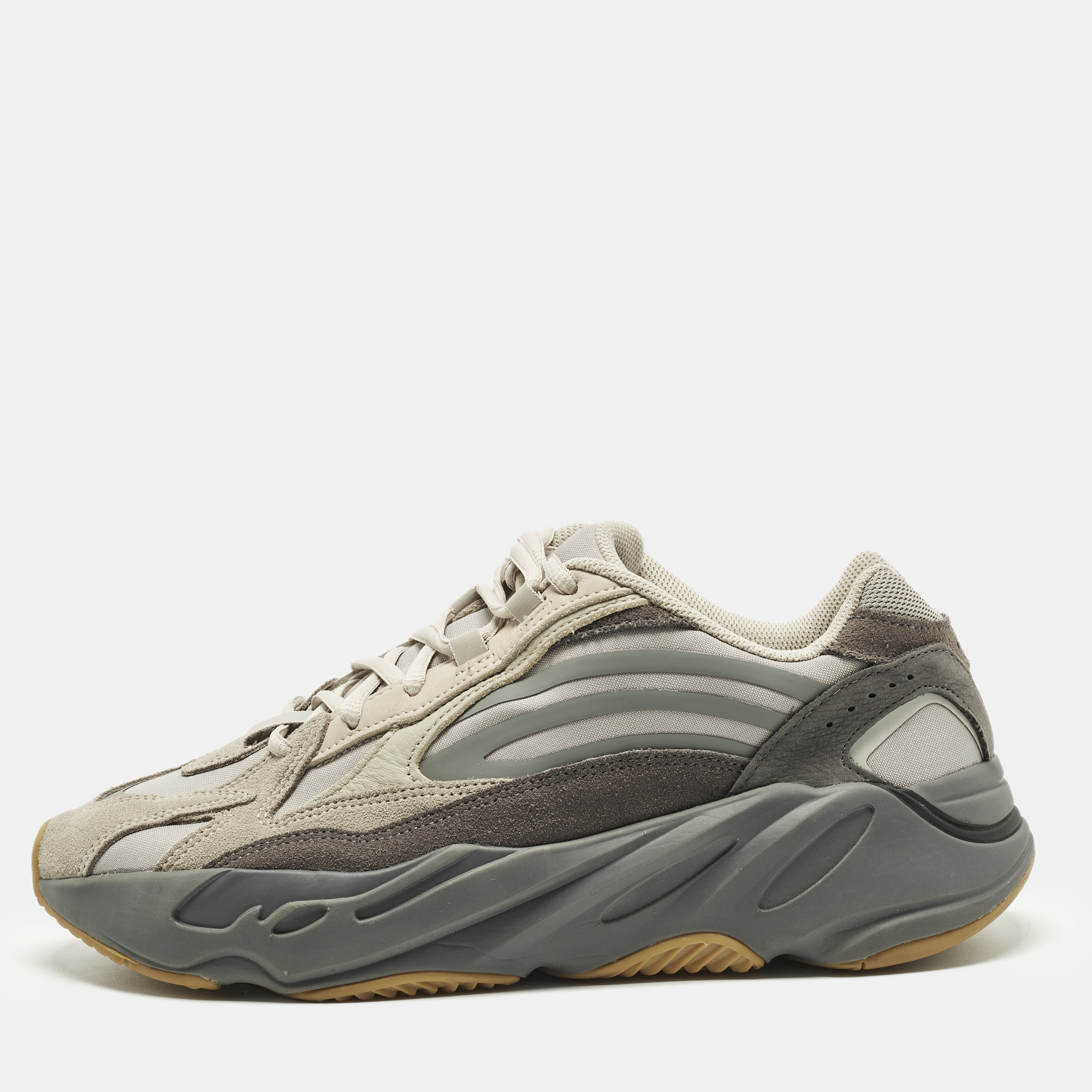 

Yeezy x Adidas 700 V2 Tephra Size  Grey Canvas and Suede Low Top Sneakers
