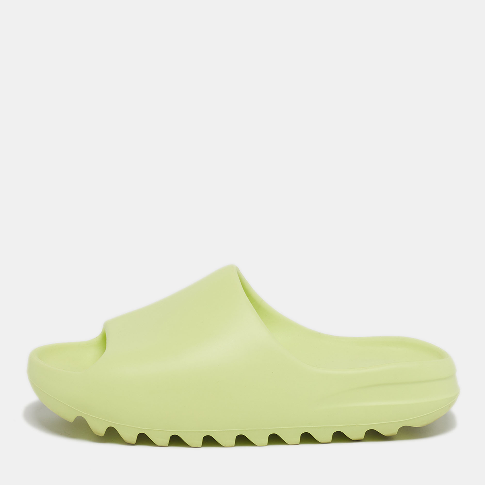 

Yeezy x Adidas Glow Size  Neon Green Rubber Pool Slide