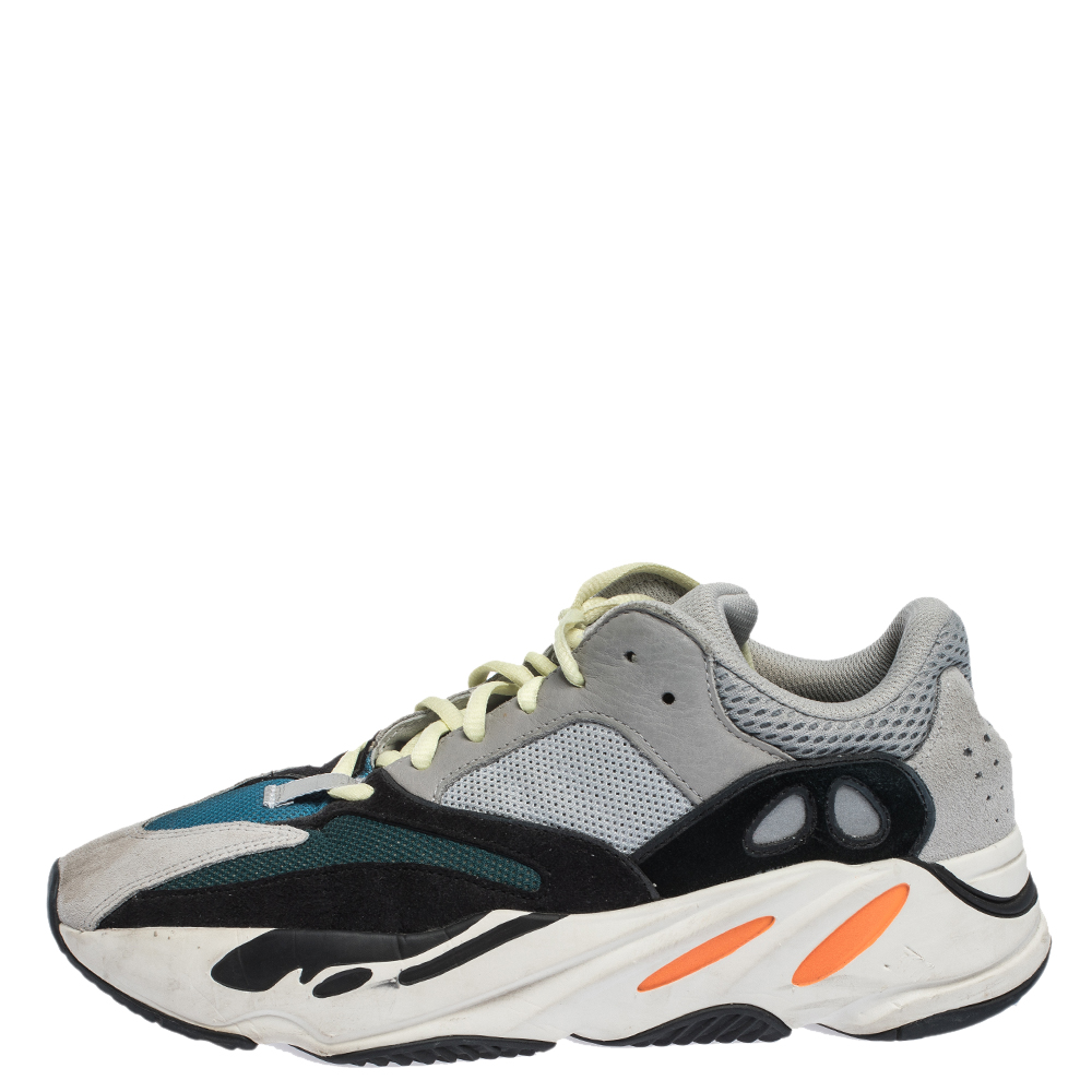 

Yeezy x Adidas Multicolor Mix Media Boost 700 Wave Runner Sneakers Size