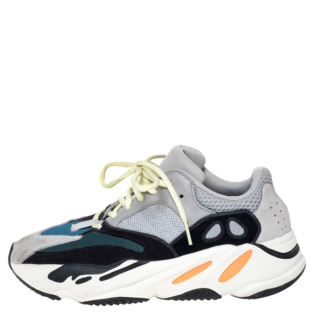 

Yeezy x Adidas Multicolor Mix Media Boost 700 Wave Runner Sneakers Size