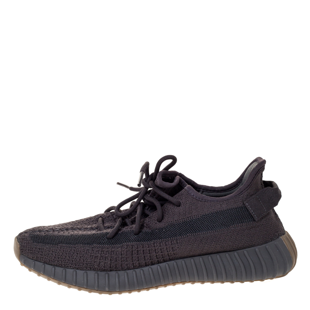 

Yeezy x Adidas Dark Grey Cotton Knit Boost 350 V2 Cinder Sneakers Size