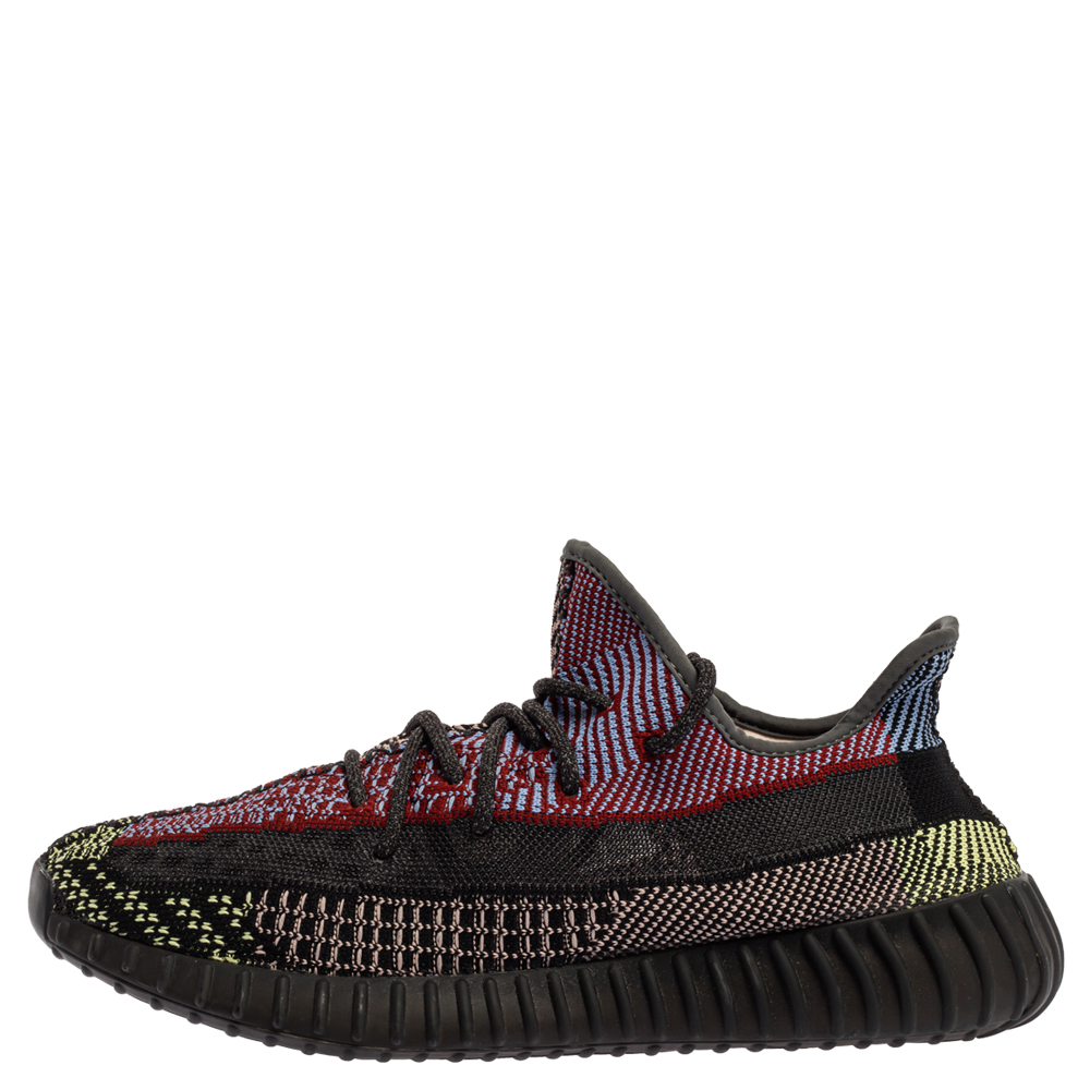 

Yeezy x Adidas Multicolor Yecheil Cotton Knit Boost 350 V2 Sneakers Size