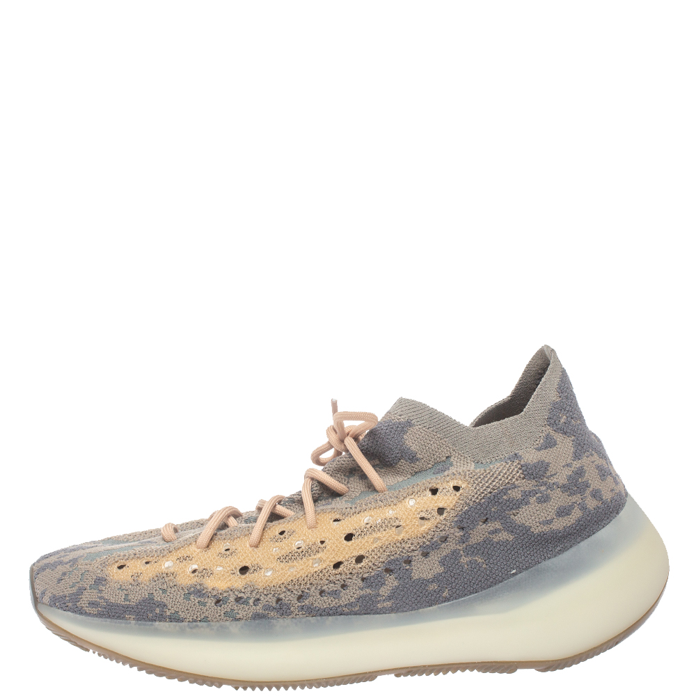 

Yeezy x adidas Multicolor Knit Fabric Boost 380 Mist Sneakers Size 46 2/3