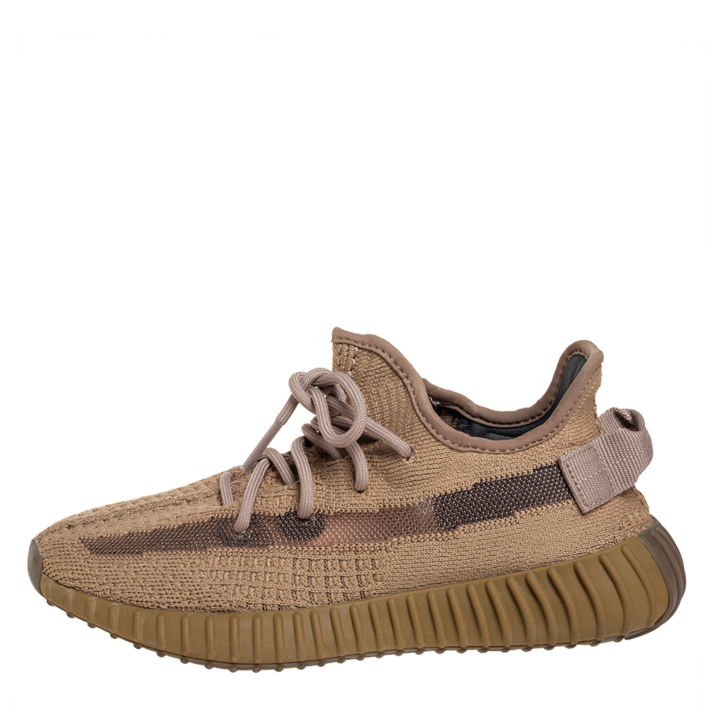 

Yeezy x adidas Brown Knit Fabric Boost 350 V2 Earth Sneakers Size