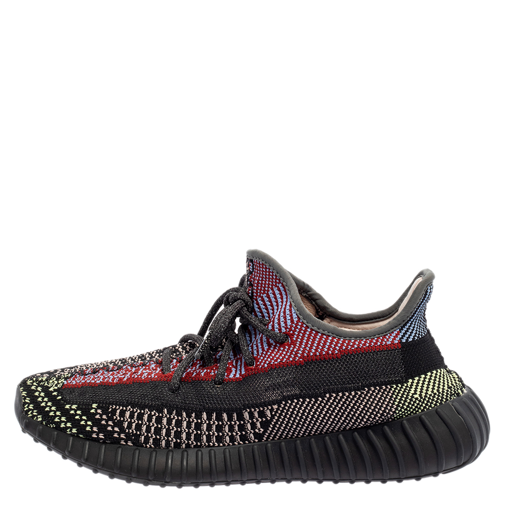 

Yeezy x Adidas Multicolor Yecheil Cotton Knit Boost 350 V2 Sneakers Size