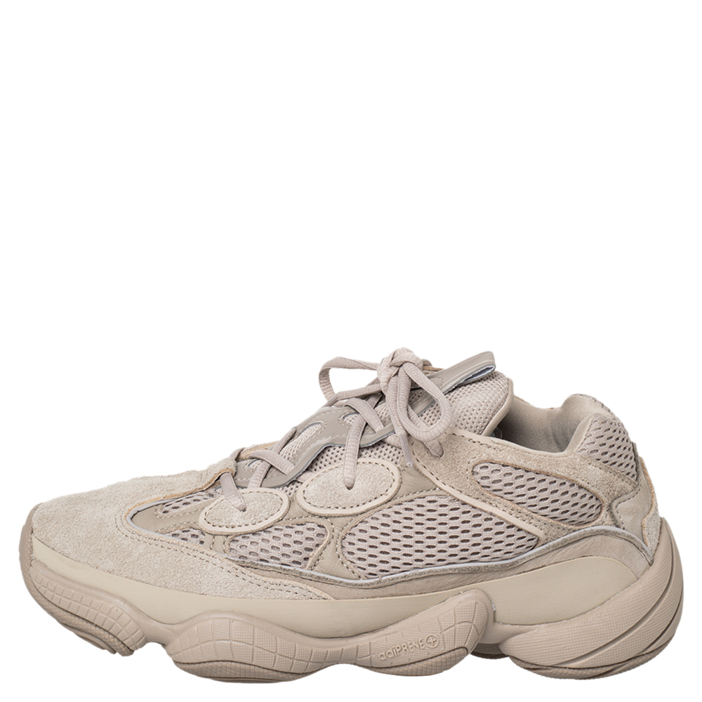 

Yeezy x adidas Beige Suede And Leather Yeezy 500 Taupe Light Low Top Sneakers Size 40 2/3