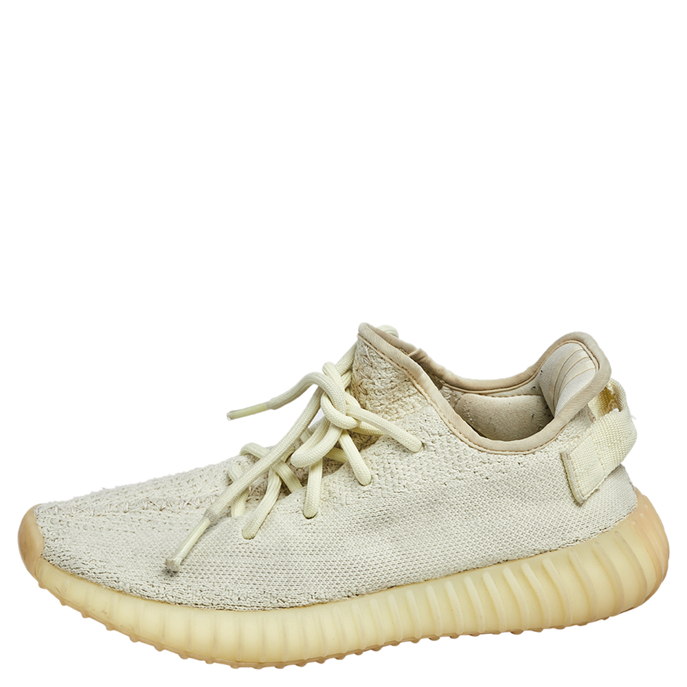 

Yeezy x adidas Butter Knit Fabric Boost 350 V2 Non-Reflective Sneakers Size 37 1/3, Yellow