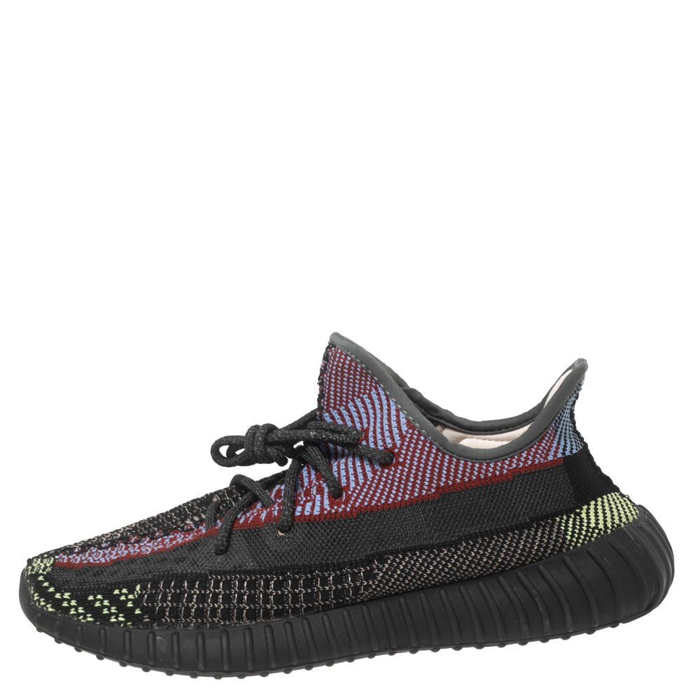 

Yeezy x adidas Black Knit Fabric Boost 350 V2 Yecheil Reflective Sneakers Size 43 1/3