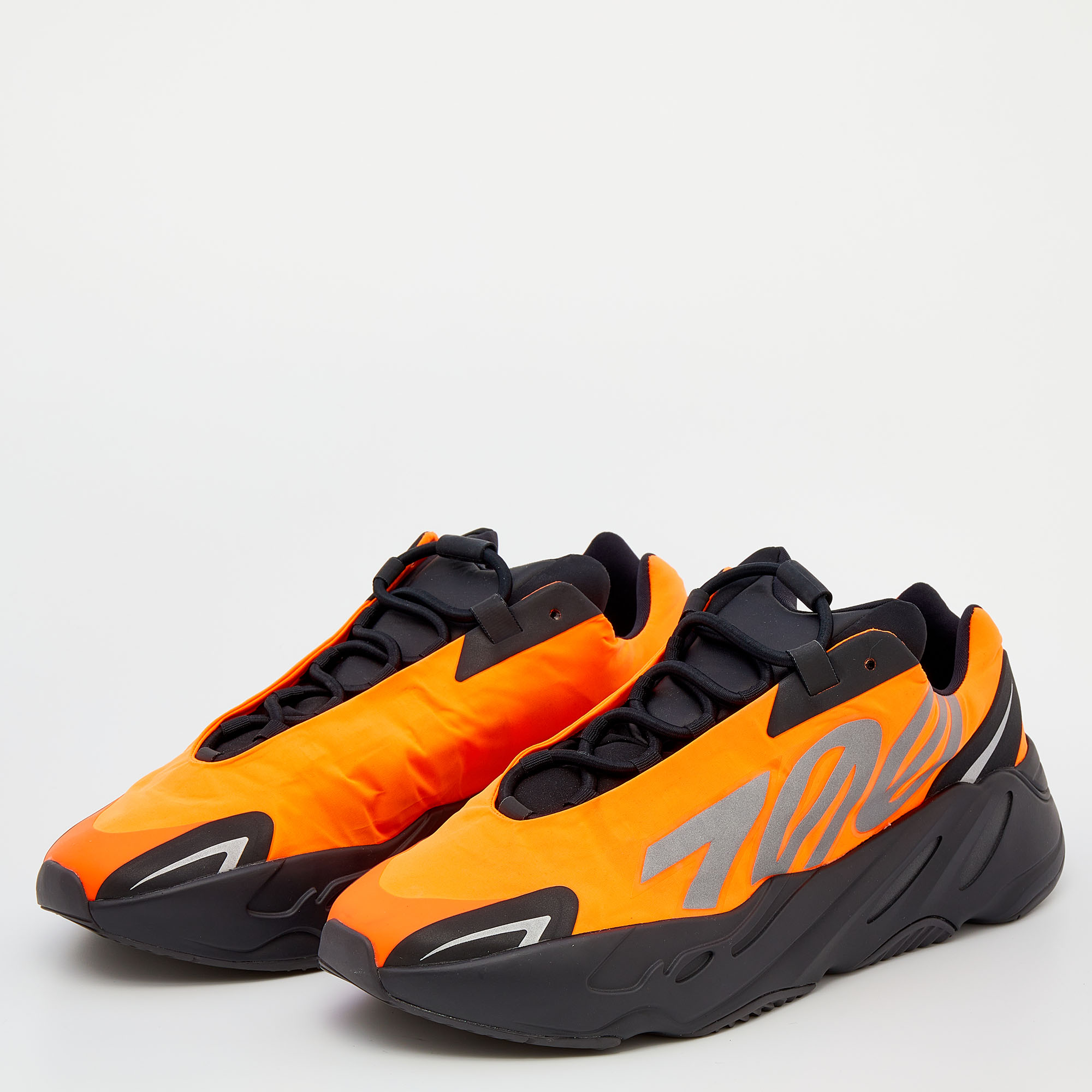 

Yeezy x adidas Orange/Black Neoprene Boost 700 MNVN Sneakers Size 46 2/3