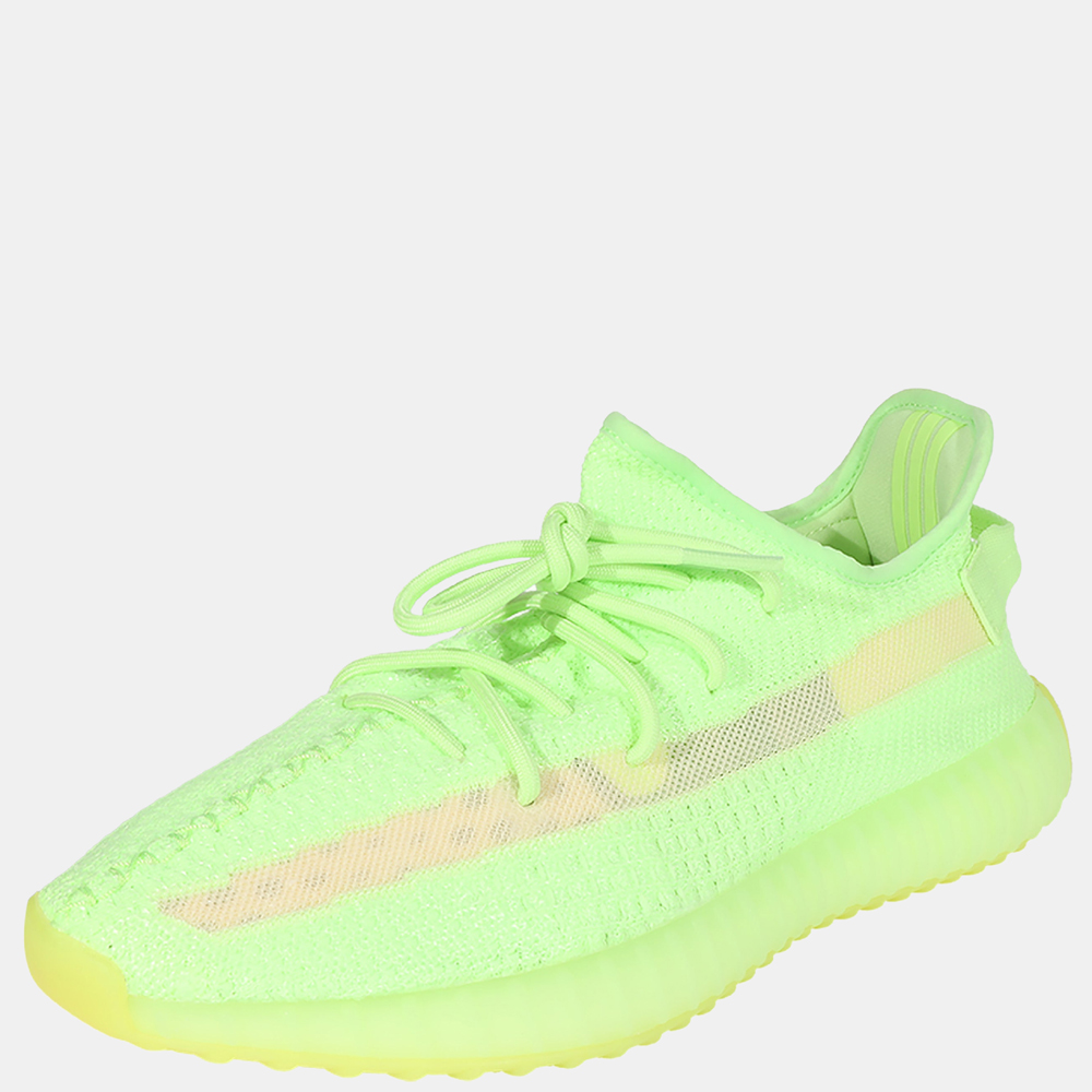 

Yeezy Boost 350 V2 GID 'Glow' Sneakers Size US 11/EU  1/3, Green