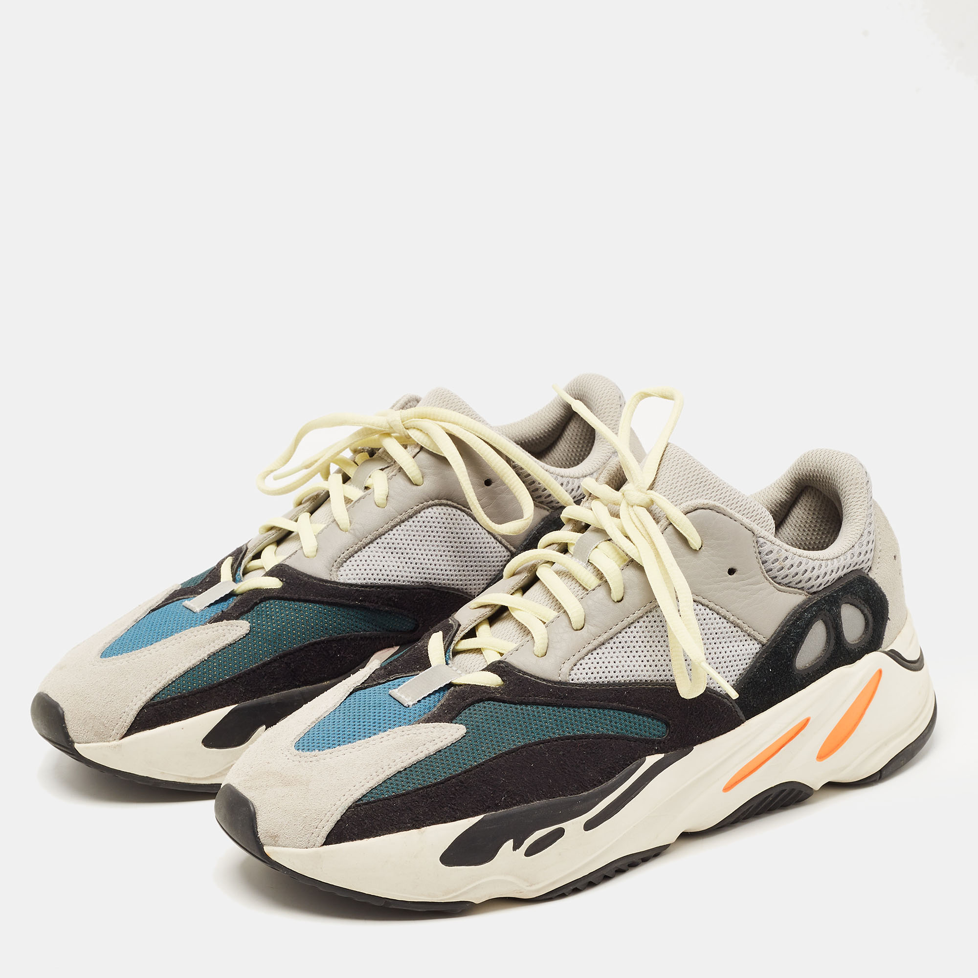 

Yeezy x adidas Multicolor Mesh and Suede Boost 700 Sneakers Size