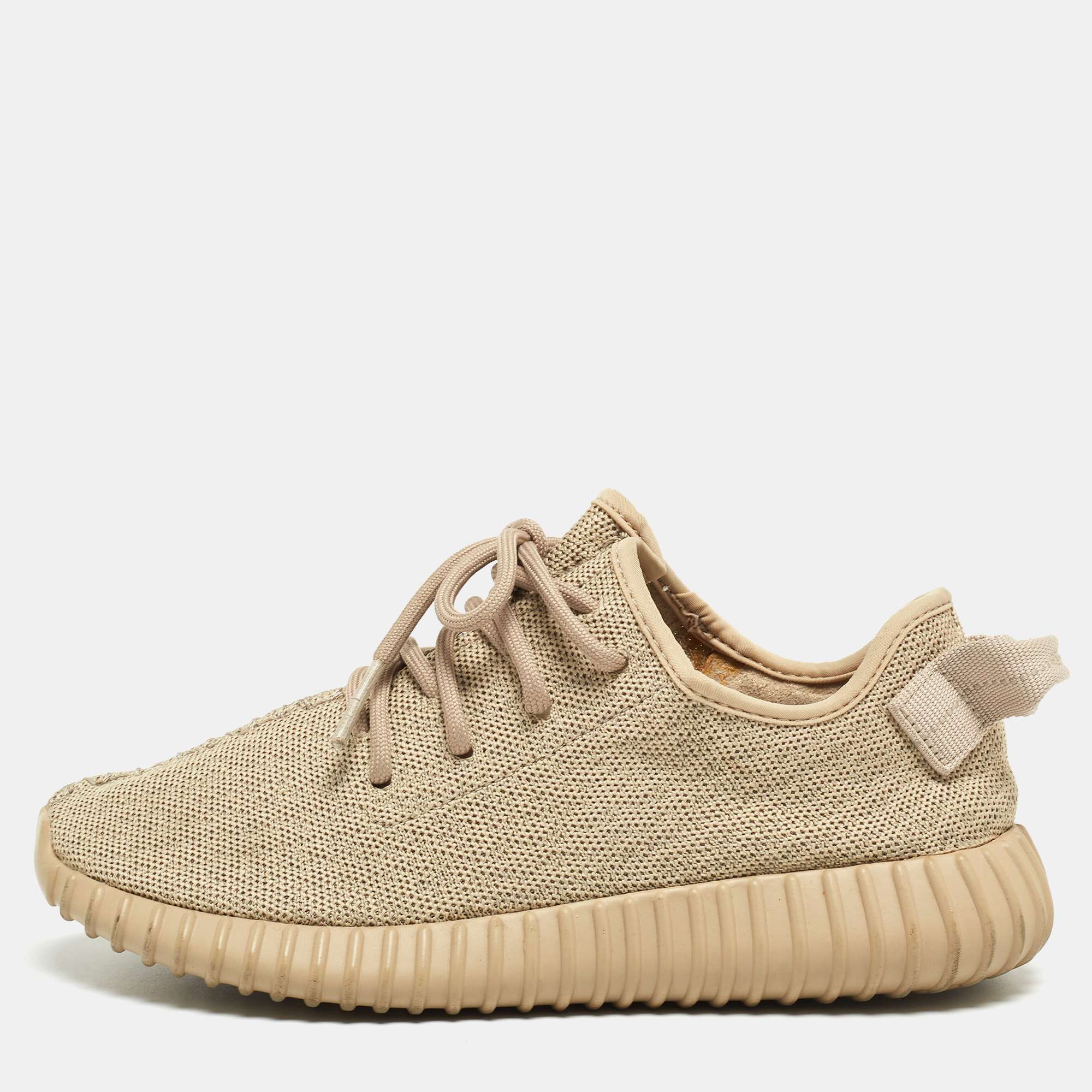 Yeezy x Adidas Brown Suede Boost 350 V2 Oxford Tan Sneakers Size 42