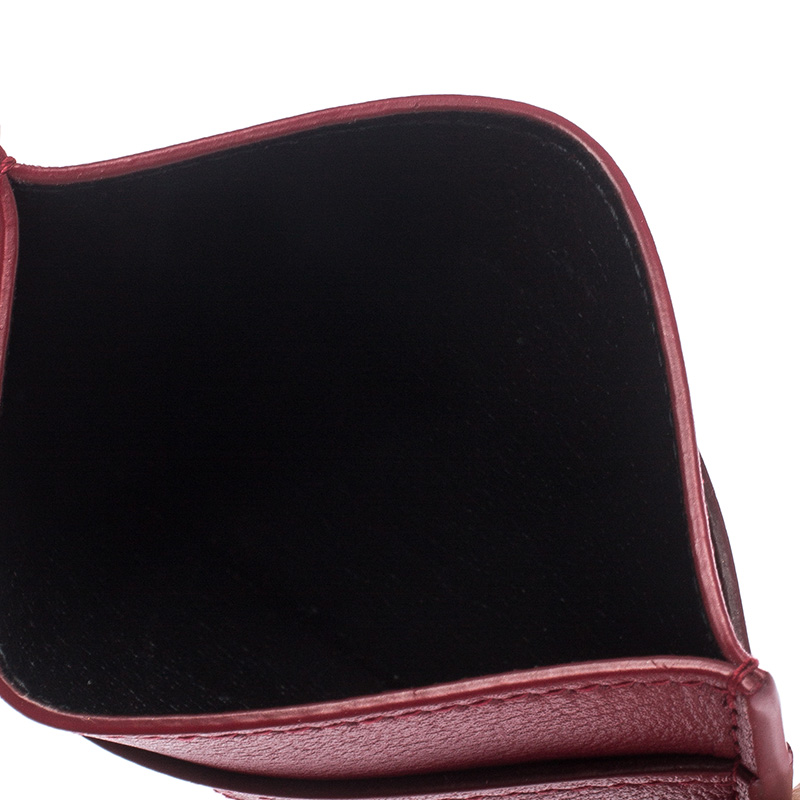 

Saint Laurent Paris Red Leather Card Case