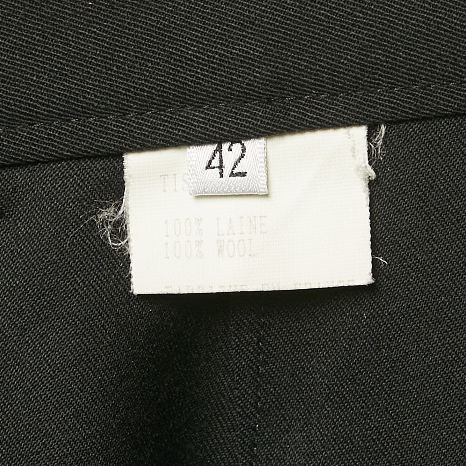 Yves Saint Laurent Vintage Black Wool Formal Trousers XS 