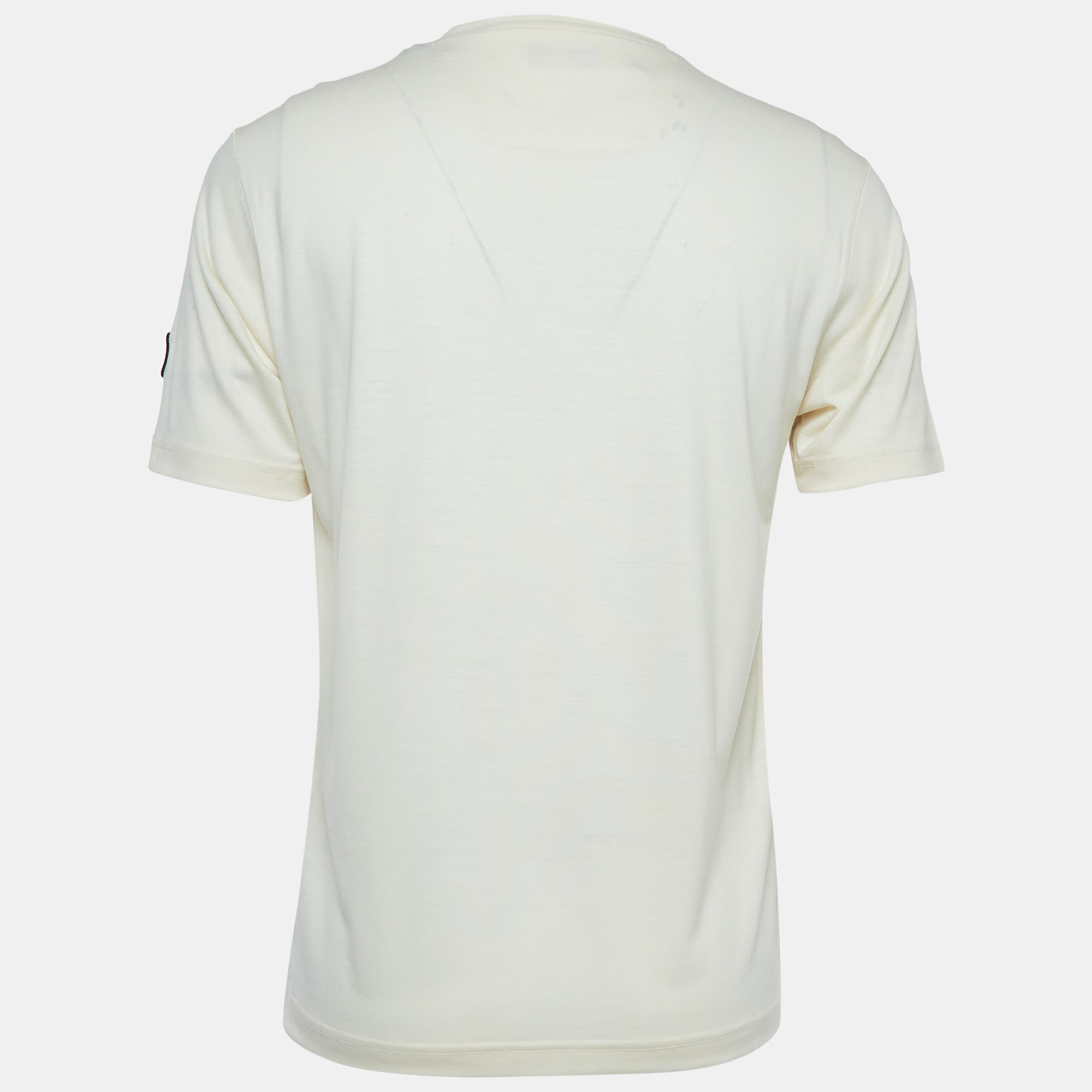 

Z Zegna White Jersey Graphic T-Shirt
