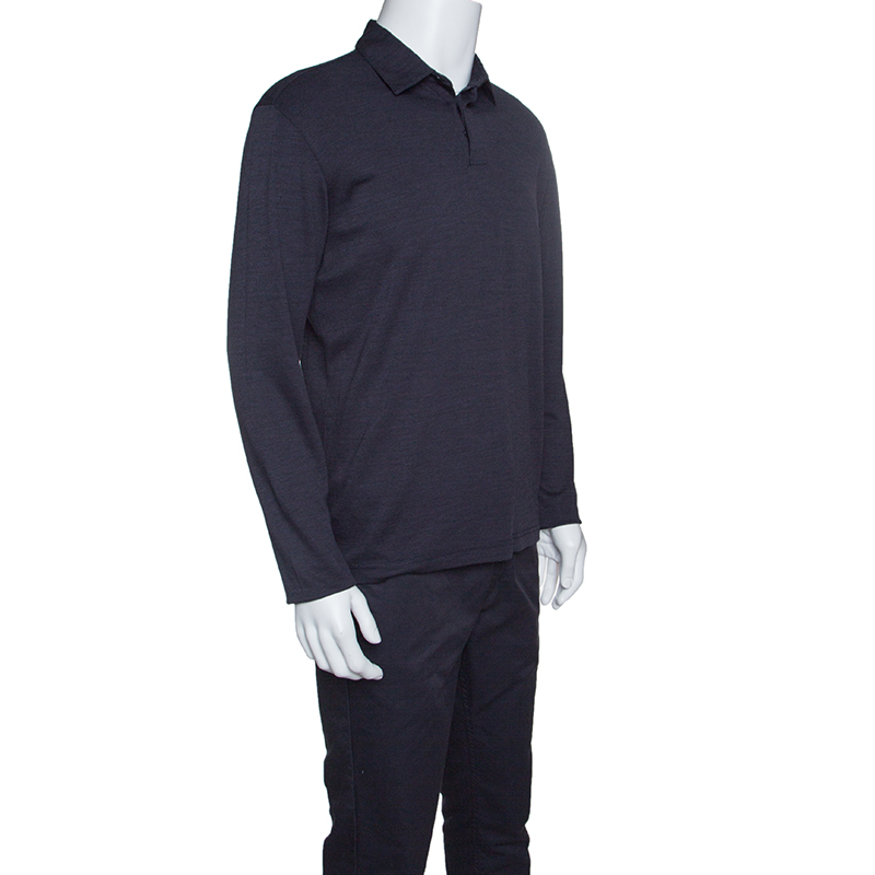 zegna long sleeve polo