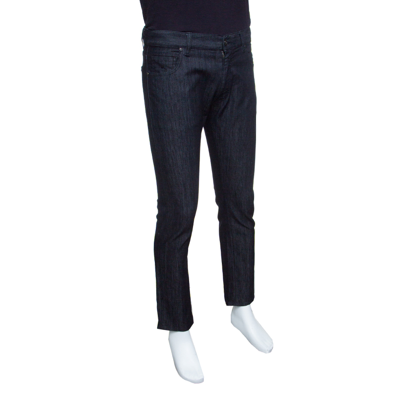 

Z Zegna Black Denim Straight Fit Jeans