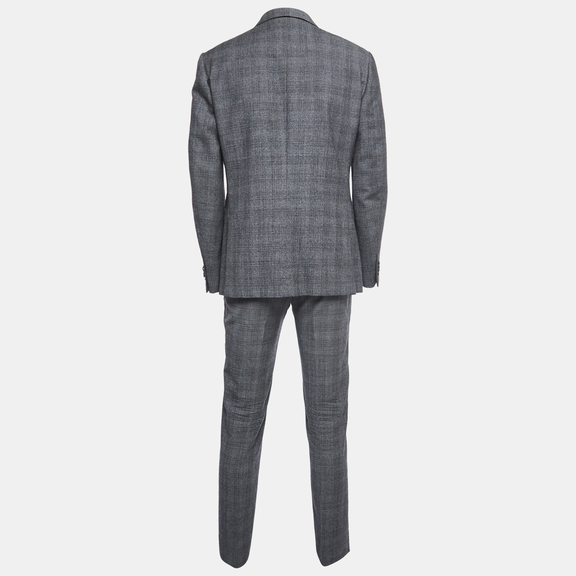 

Z Zegna Grey Patterned Wool Suit