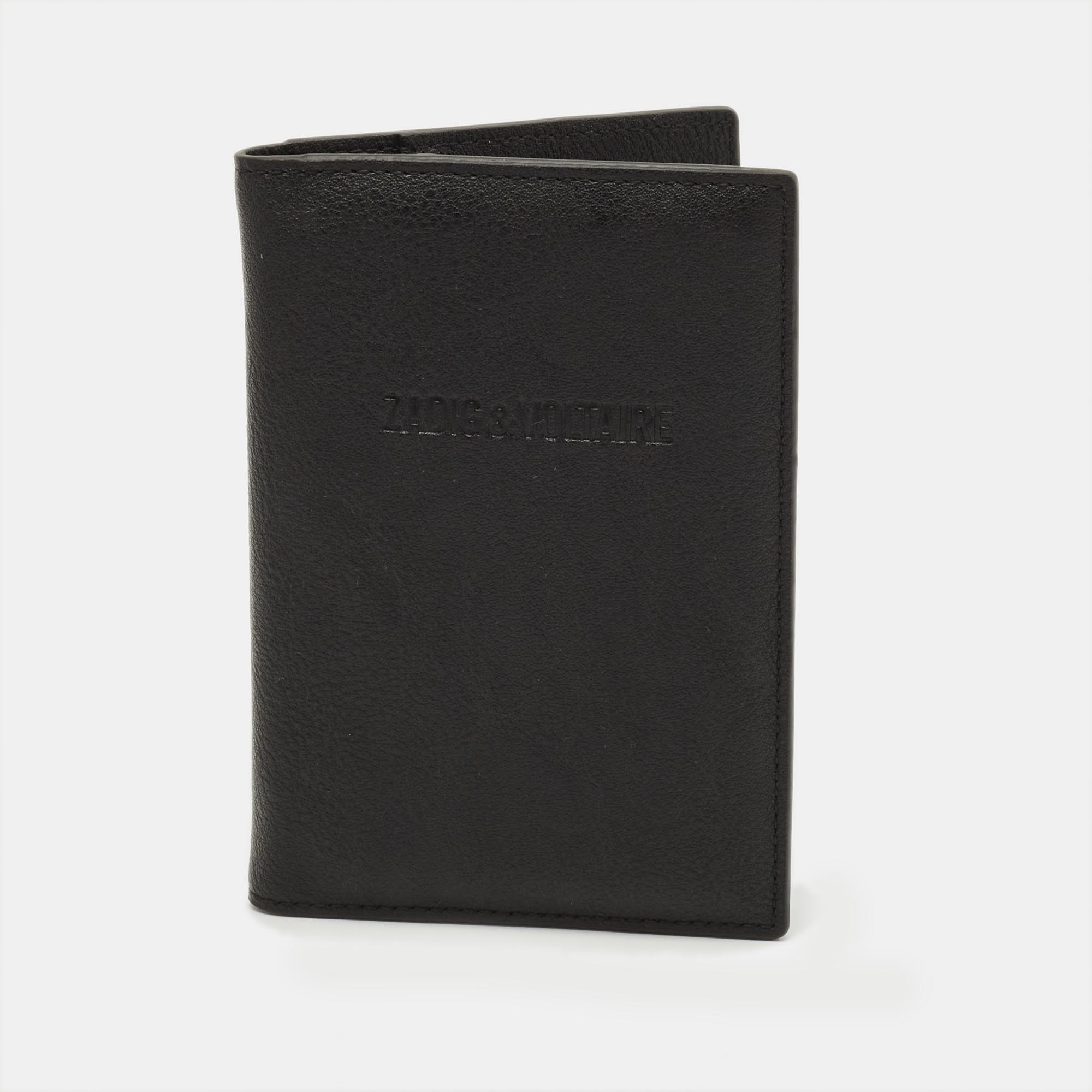 

Zadig & Voltaire Passport Holder Black Leather