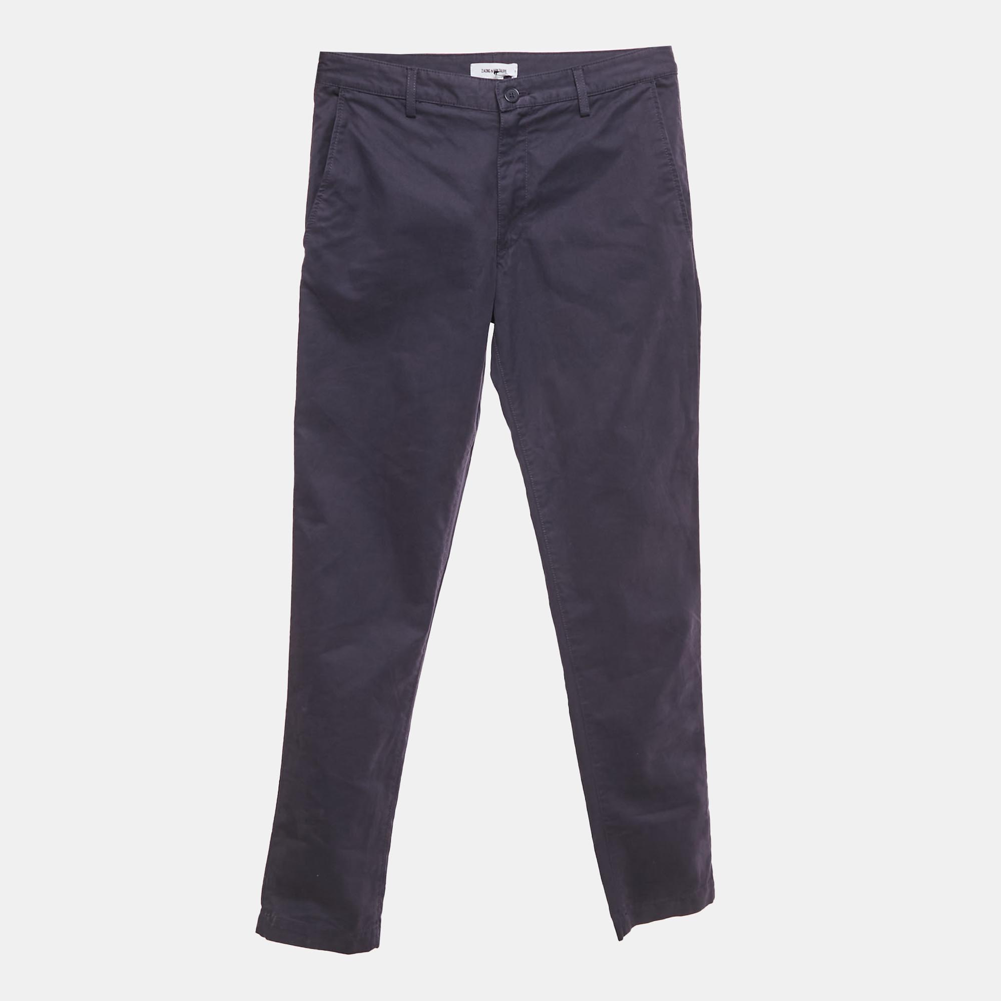

Zadig & Voltaire Blue Cotton Patrick Chino Trousers M