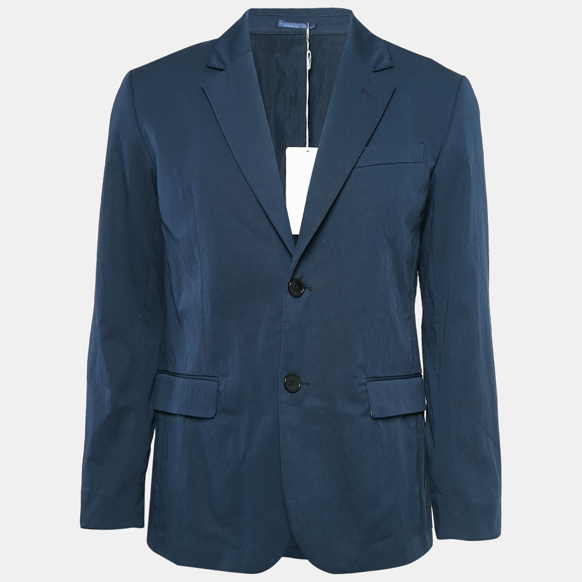 

Zadig & Voltaire Marine Blue Cotton Blend Tailored Venice Blazer M