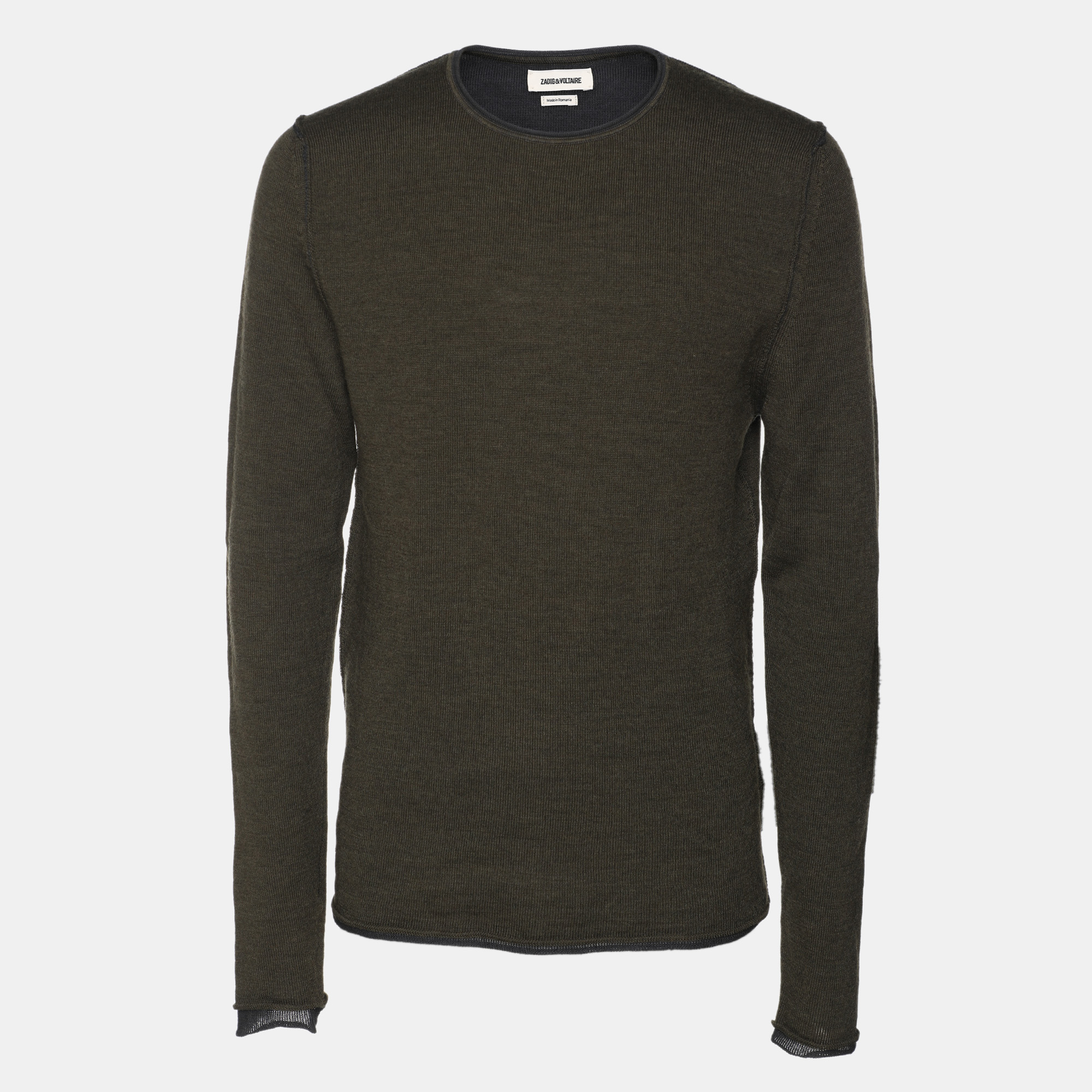 

Zadig & Voltaire Olive Green Wool Knit Sweaters M