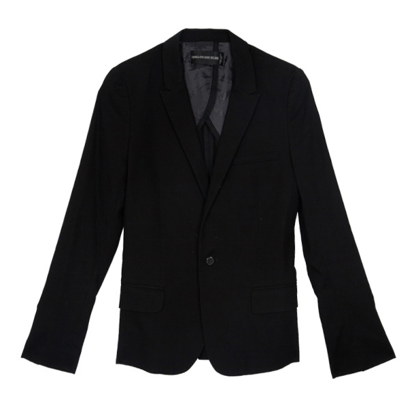 Pre Owned Zadig & Voltaire Swarovski Brooch Jacket XS